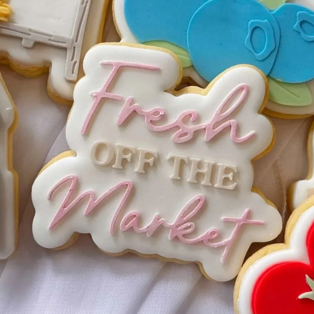 Fresh off the Market Cookie Stamp & Cutter