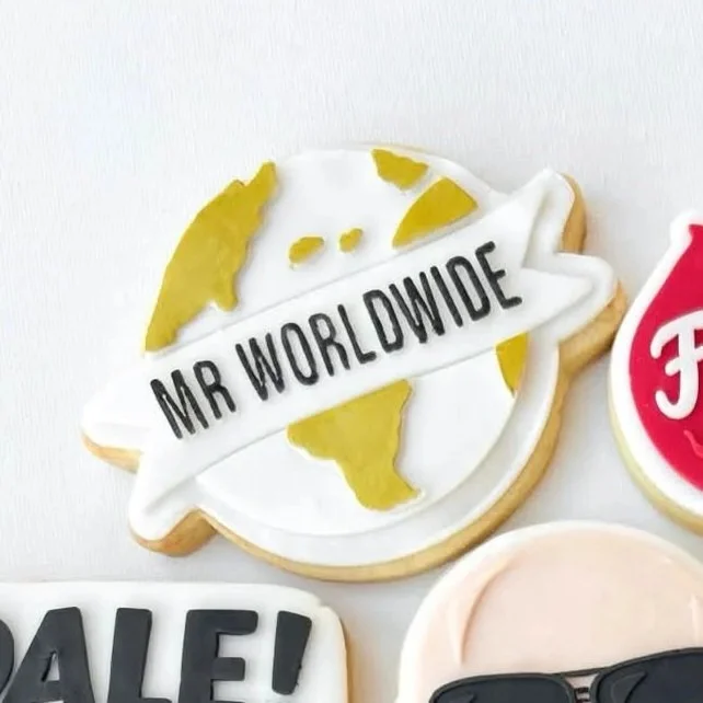 Mr Worldwide Pitbull Cookie Stamp & Cutter