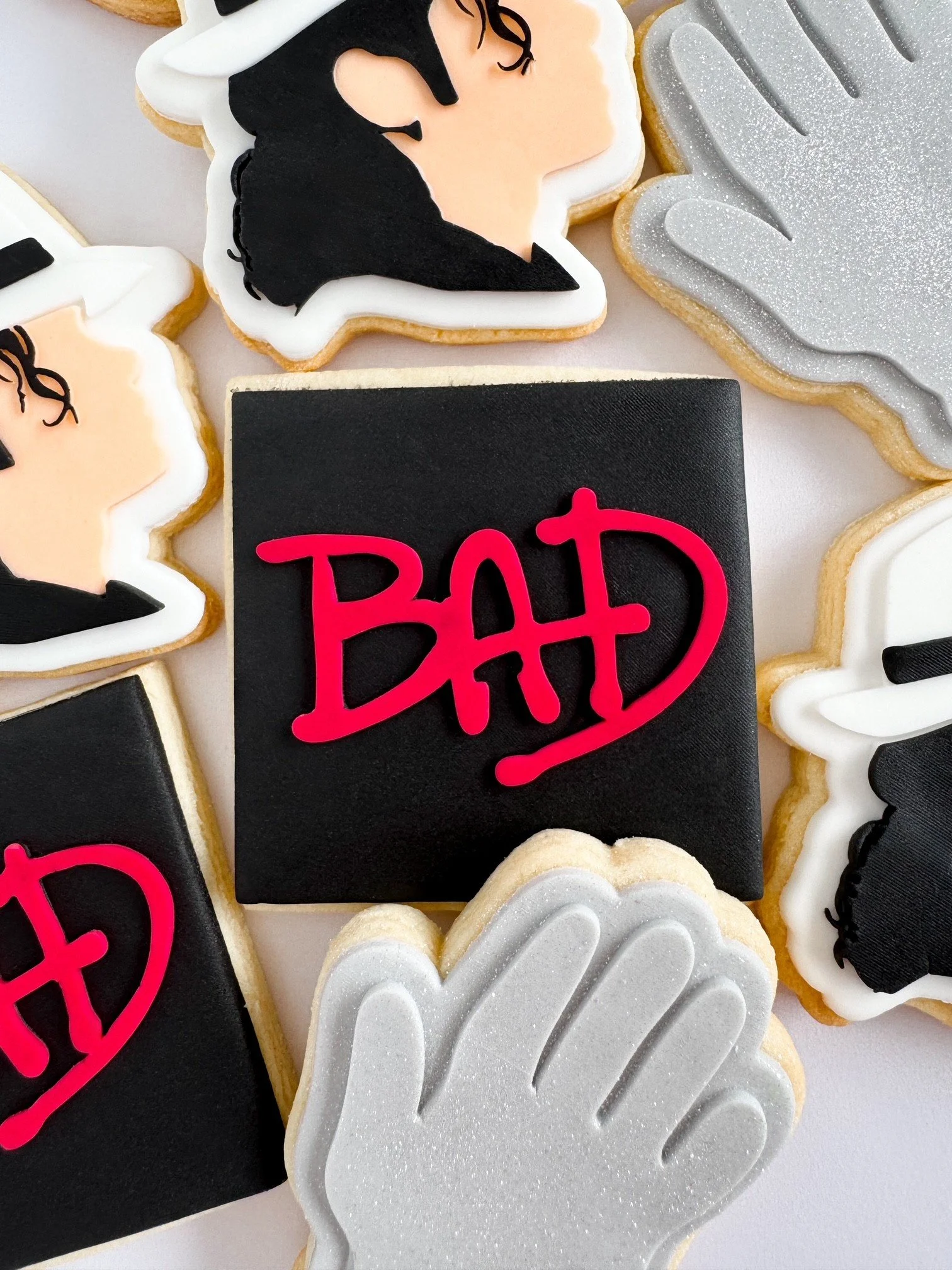 Michael Jackson BAD Cookie Stamp & Cutter