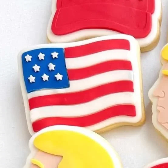 American Flag Cookie Stamp & Cutter