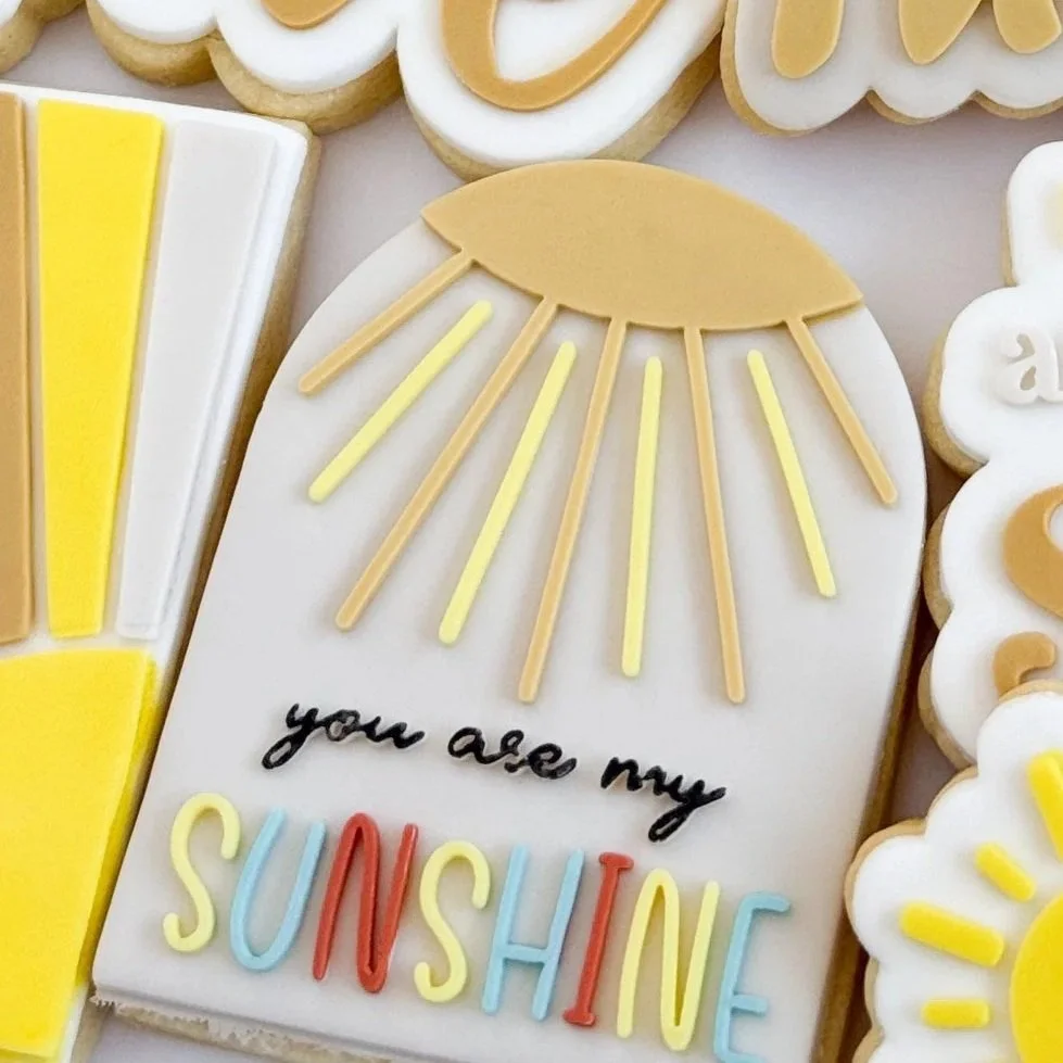 You Are My Sunshine Arch Cookie Stamp & Cutter