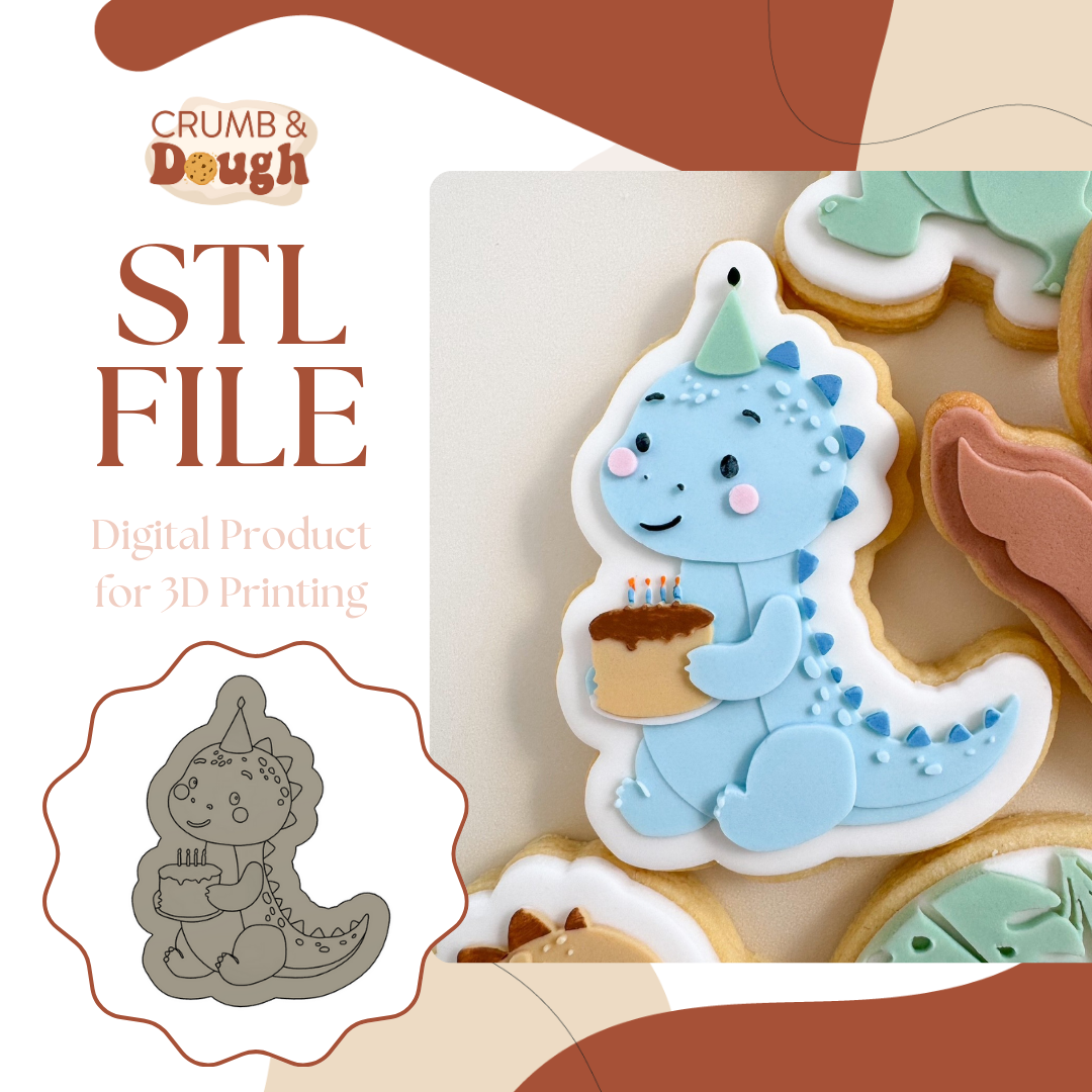 Party Dinosaur with Cake.png