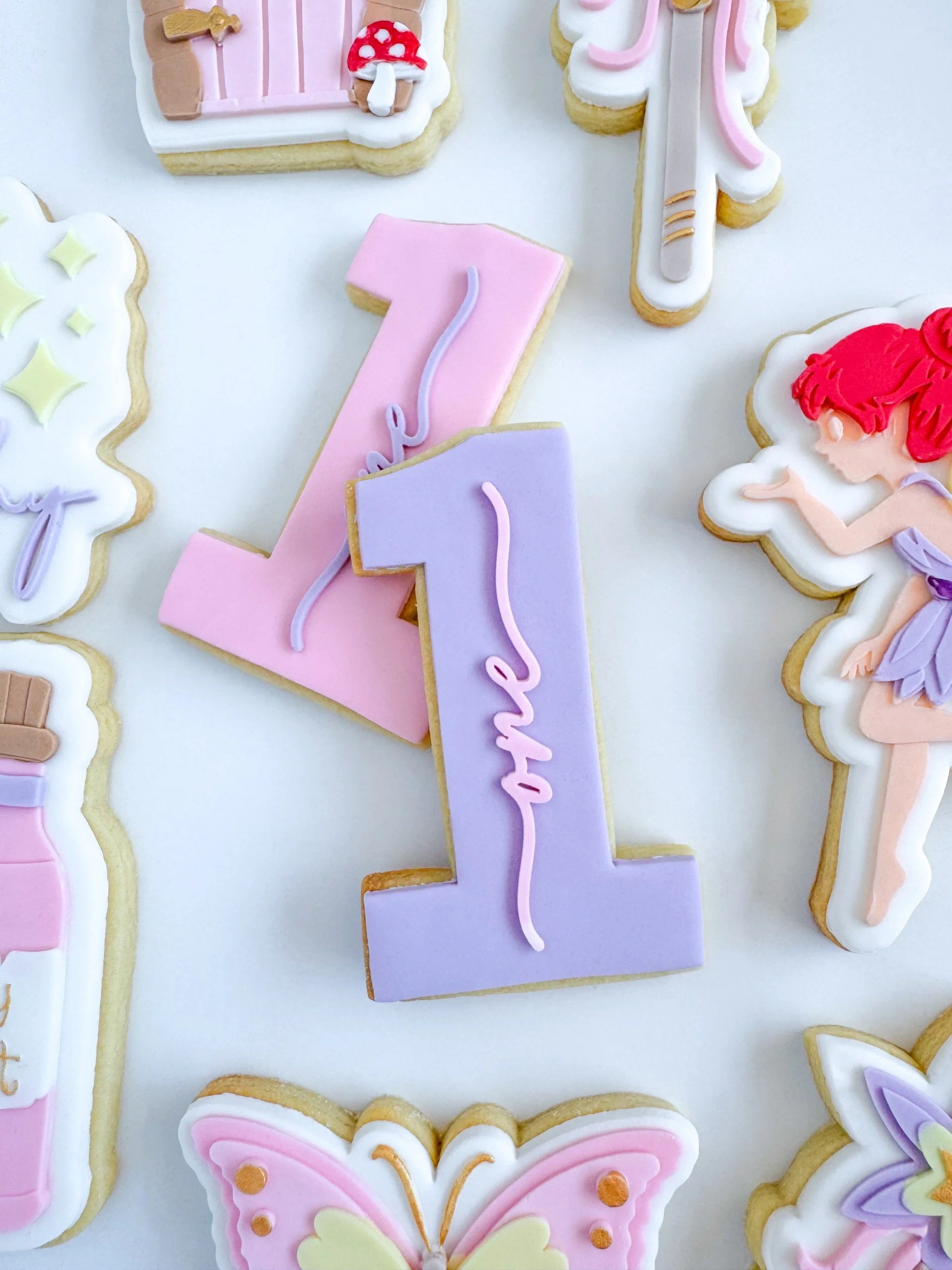 Number 1 One Script Cookie Stamp & Cutter