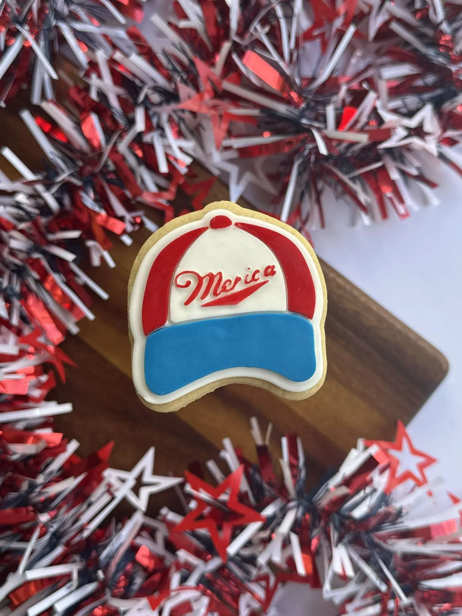 Merica Hat Cookie Stamp & Cutter