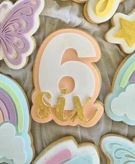 6 Six Cookie Stamp & Cutter
