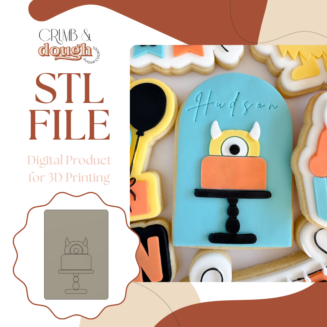Monster Cake Arch Cookie Stamp & Cutter STL File