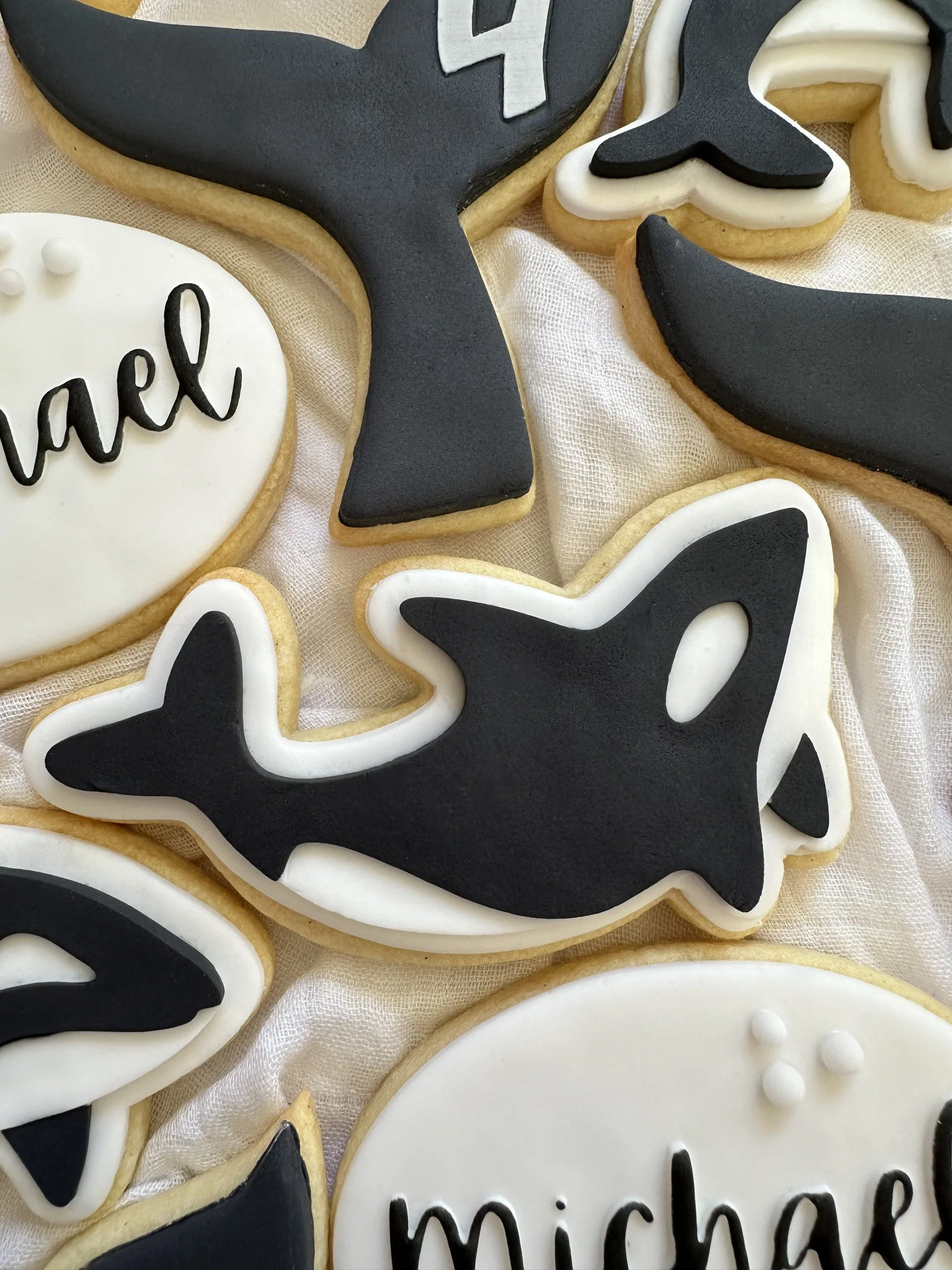 Orca Whale Cookie Stamp & Cutter