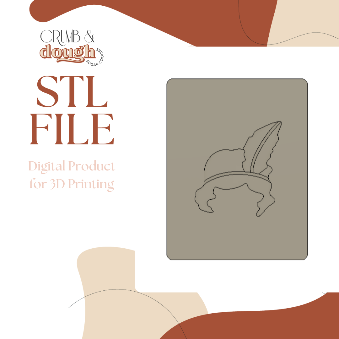 Gatsby Woman Silhouette Cookie Stamp & Cutter STL File