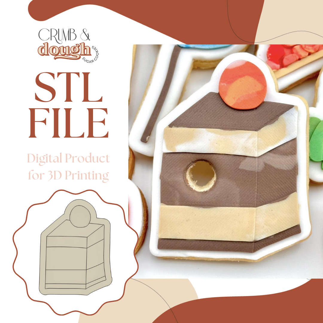 Cake Cookie Stamp & Cutter STL File