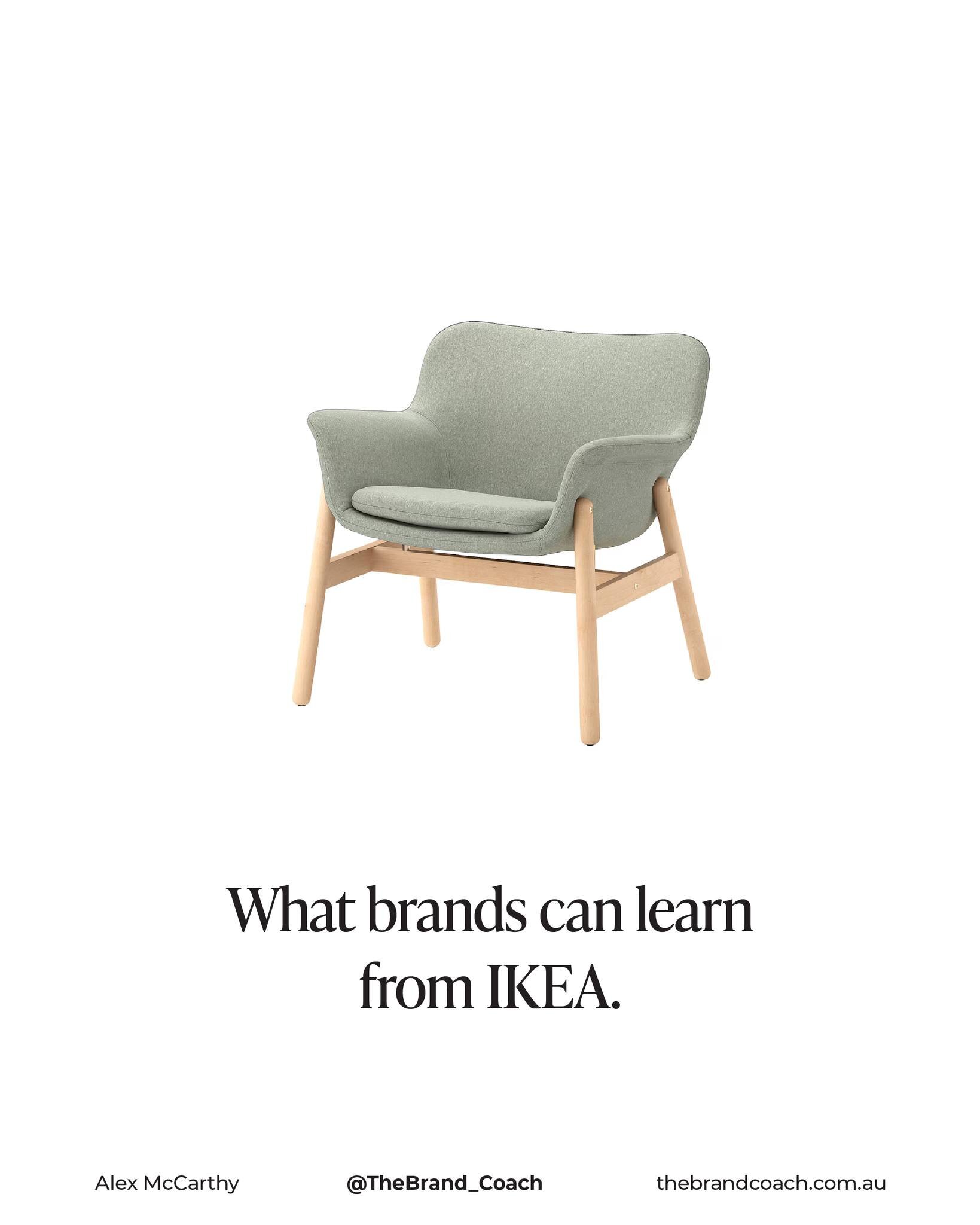 Ever wondered what makes this Swedish giant stand out in the world of retail? Aside from price, there has to be a reason we all love a trip to IKEA!

Here&rsquo;s what you can learn from their success...

#ikea #brandstrategy #brandingtips