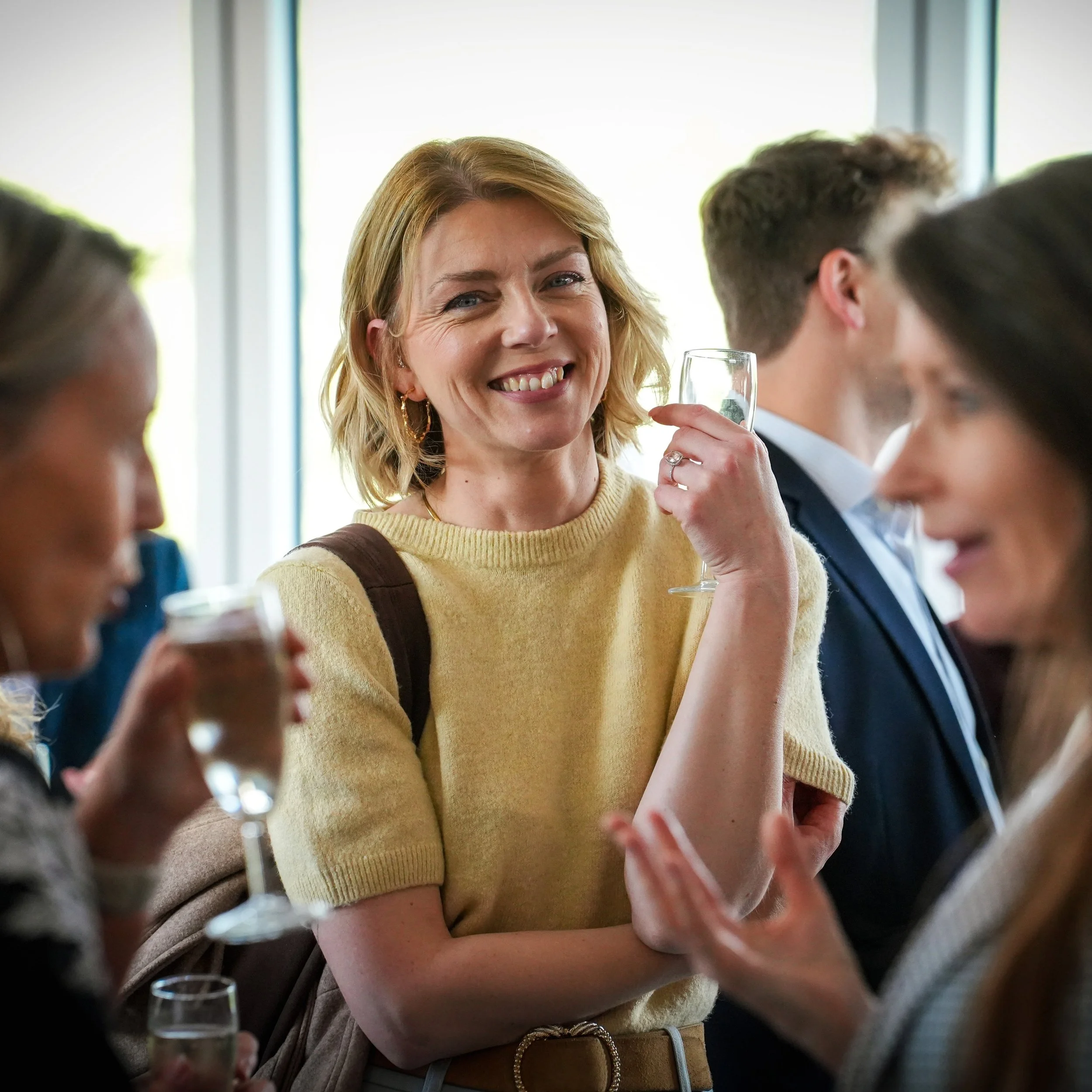 Sometimes it's just a moment we share.

More often than not people are engrossed in conversations at events, catching up, Networking... and as a photographer / video maker, I try to blend in to my surroundings and not make a nuisance of myself whilst