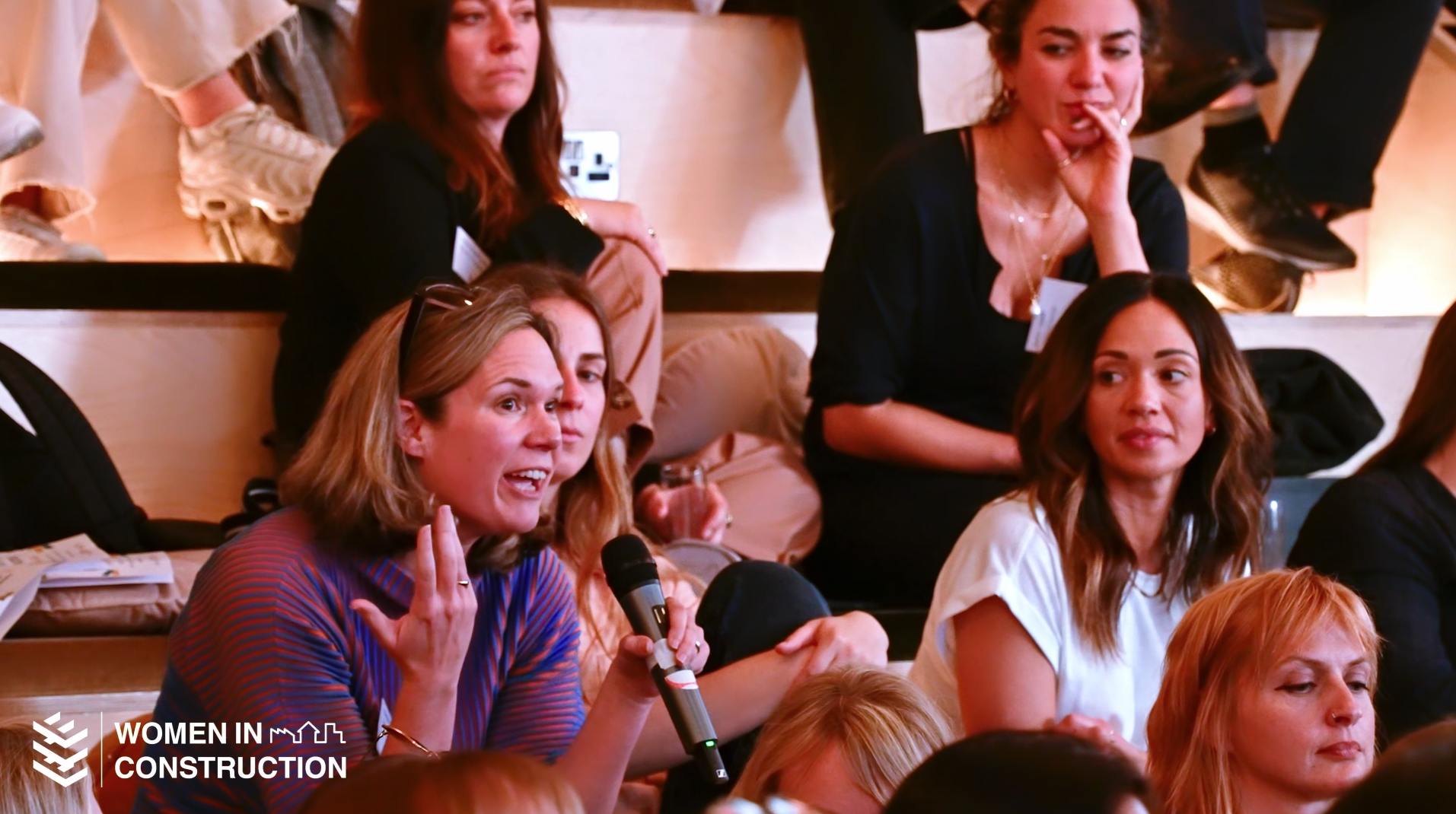 Questions - SME Business Event Videography and Documentation - Women in Construction - Photography by mike b designs in Brighton and Hove