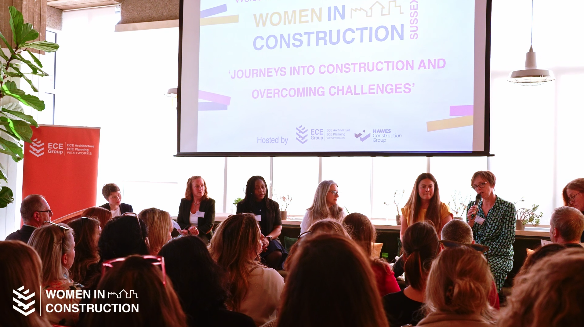 SME Business Event Videography and Documentation - Women in Construction - Photography by mike b designs in Brighton and Hove