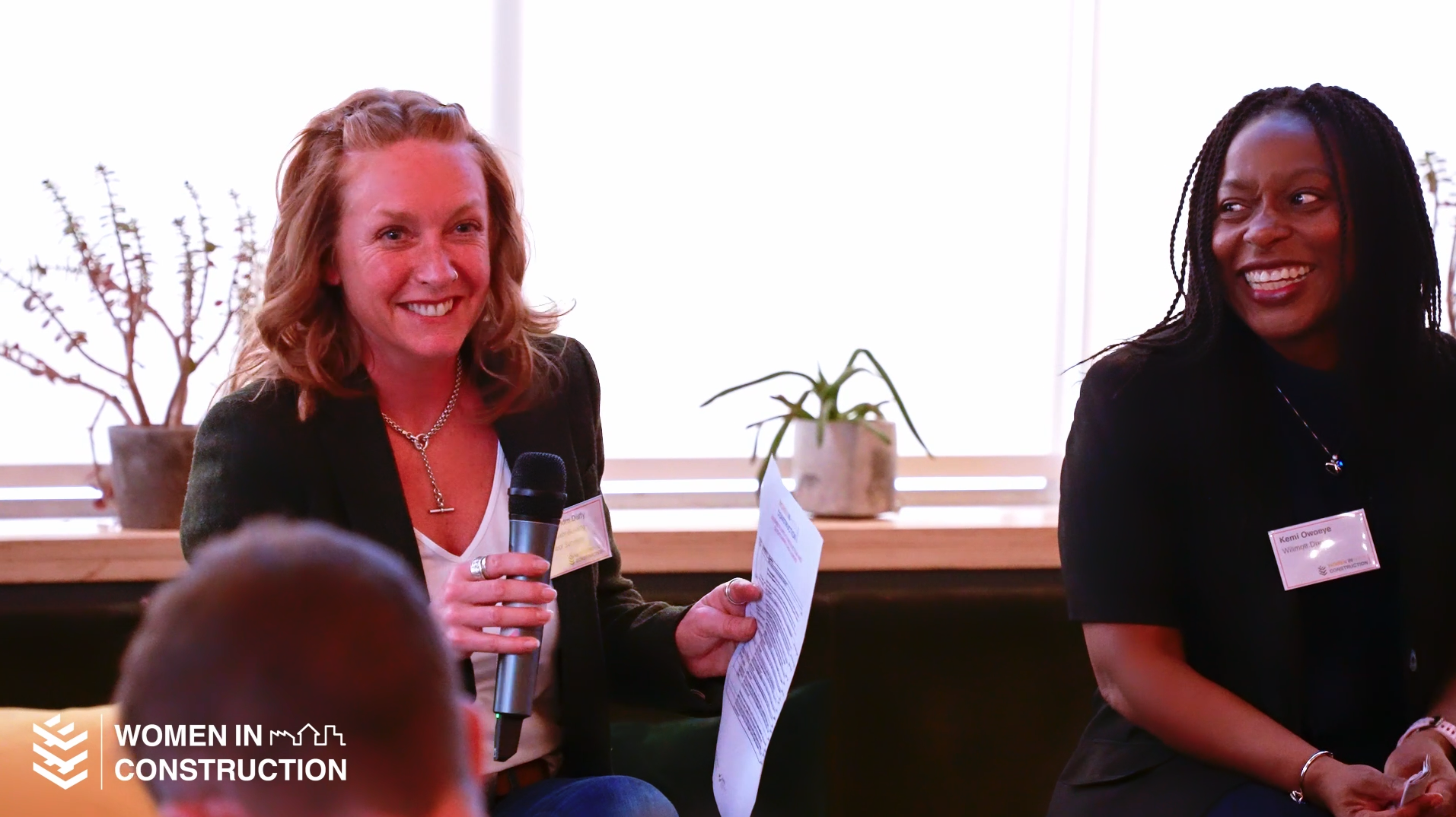 Speaker - SME Business Event Videography and Documentation - Women in Construction - Photography by mike b designs in Brighton and Hove