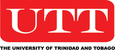 UTT logo with red background and white text