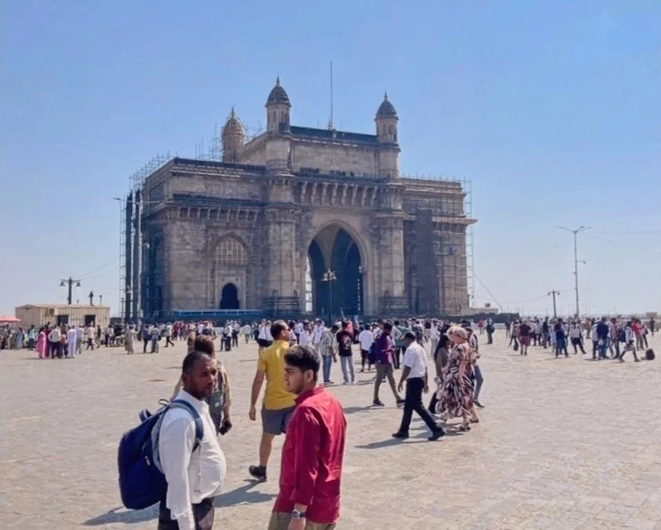 Gateway of India Monument where the ferry boats are located