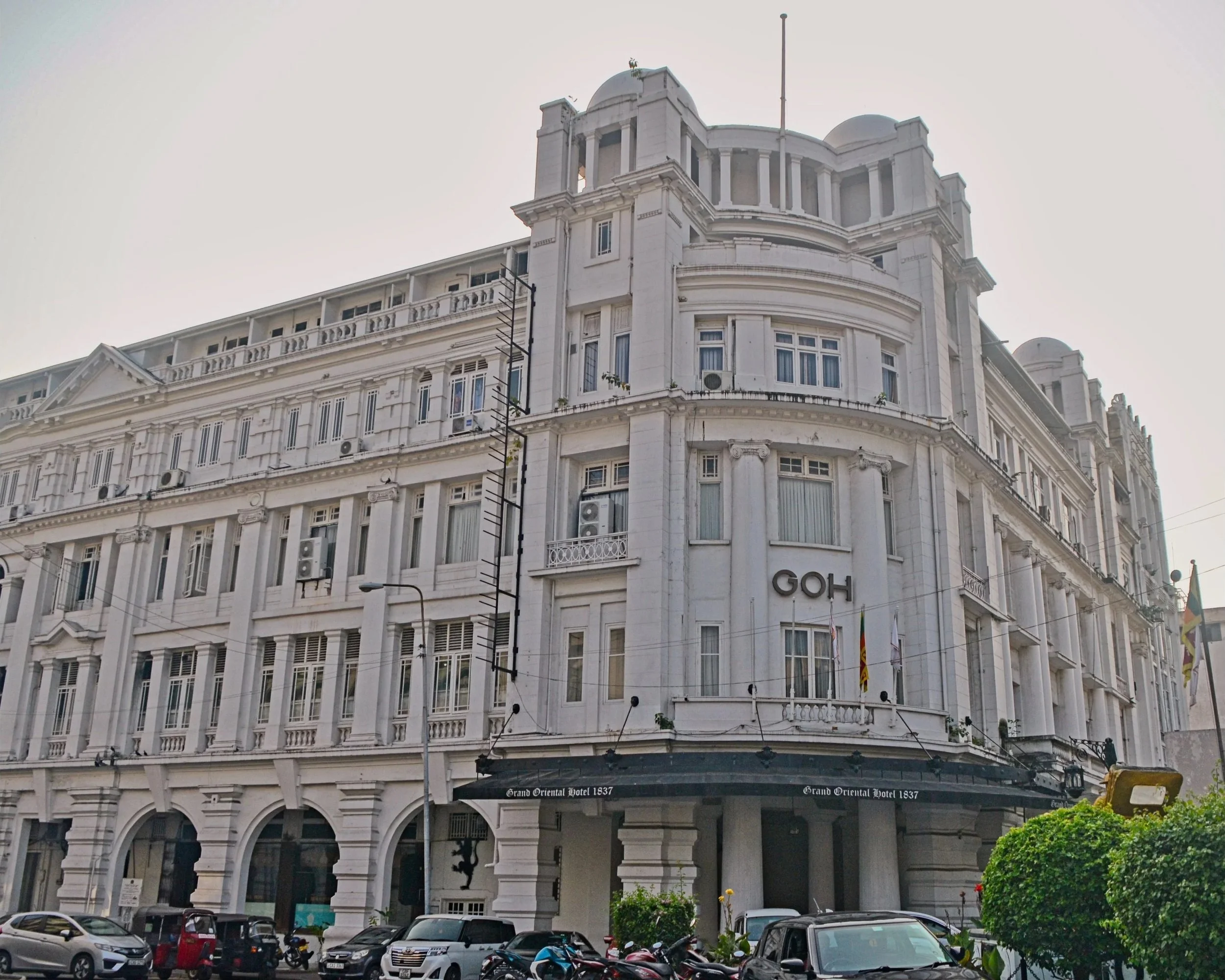 The Grand Oriental Hotel, our stop for afternoon tea.
