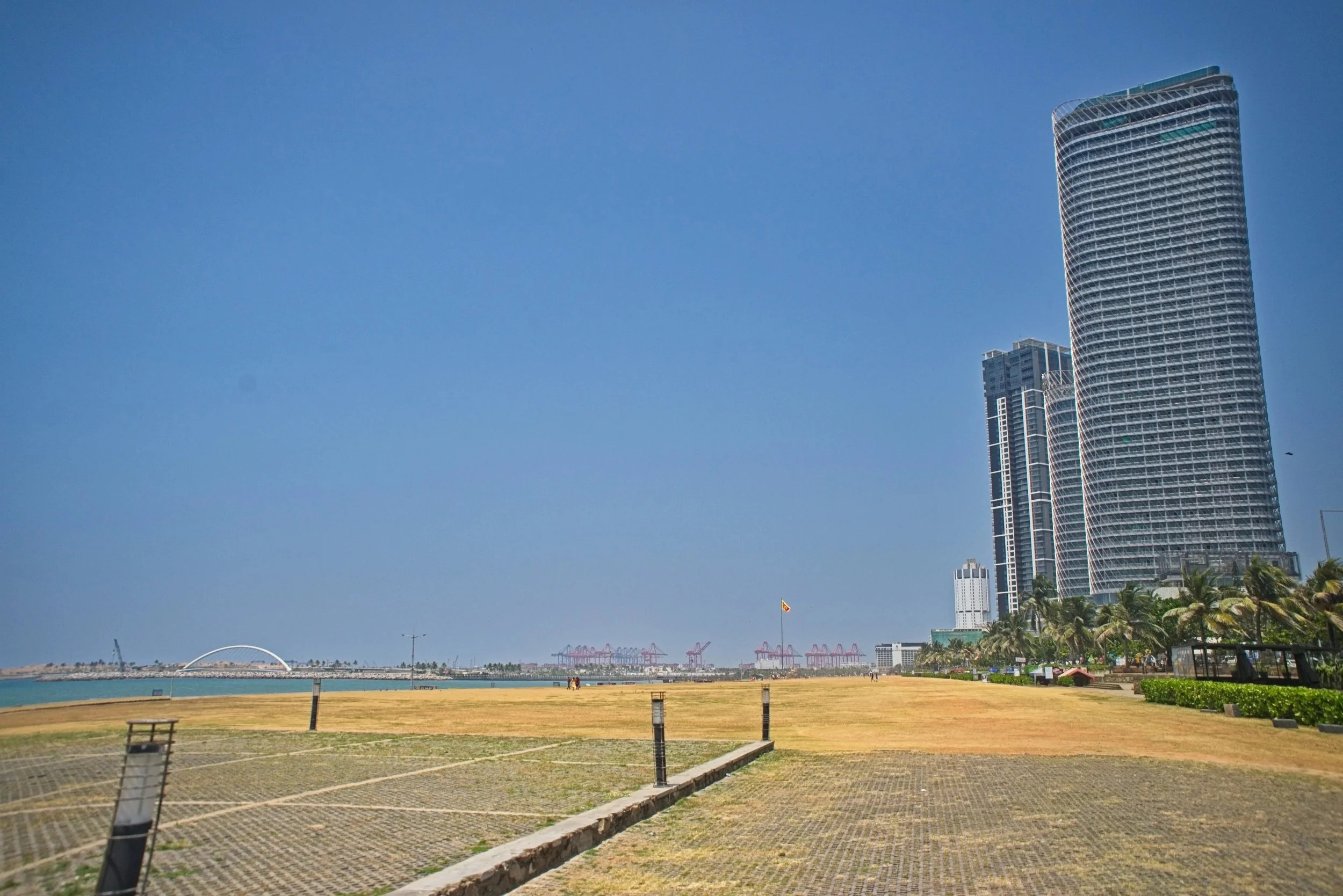 The beach at Galle Face.