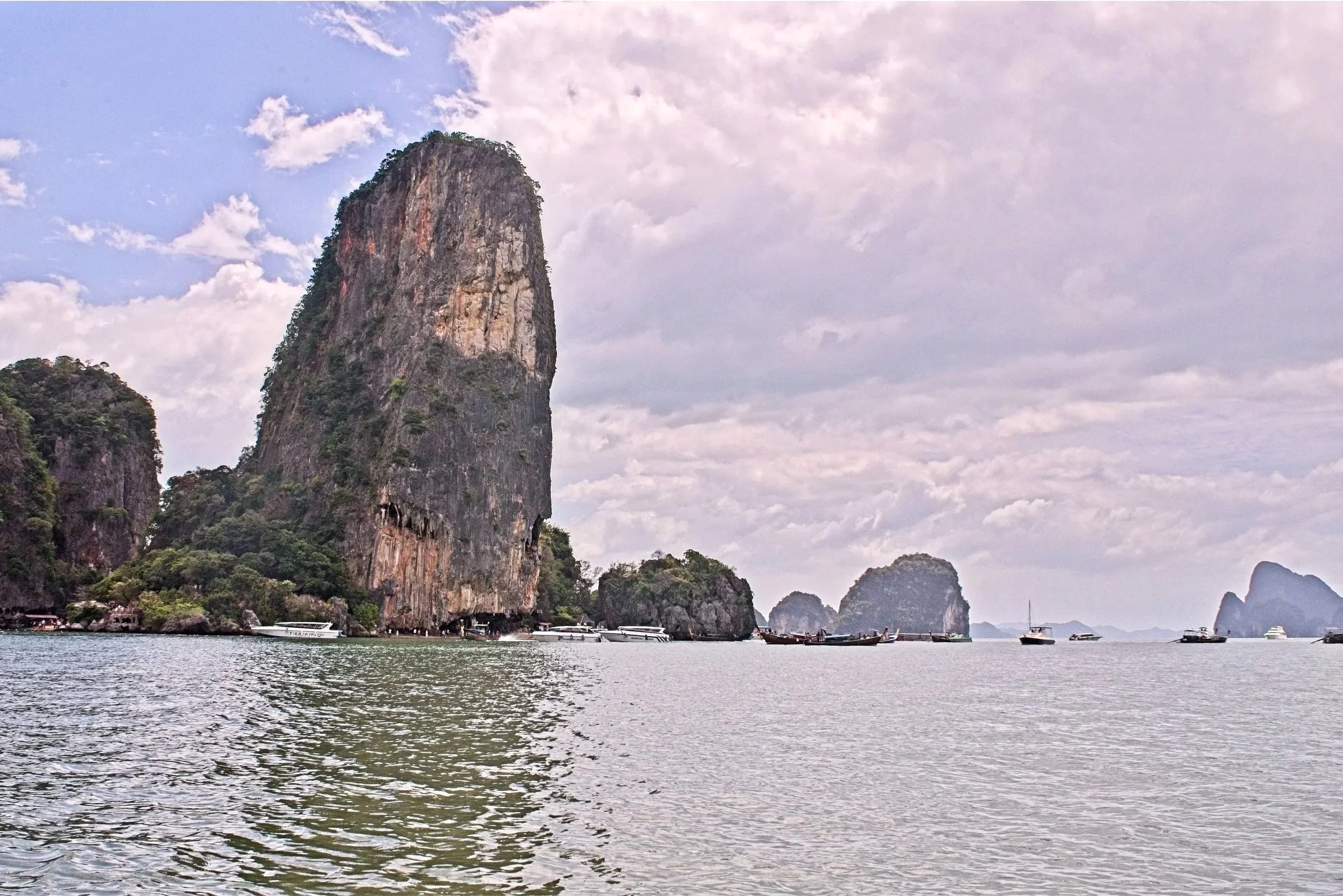 James Bond Island - full of tourists! We didn't land.