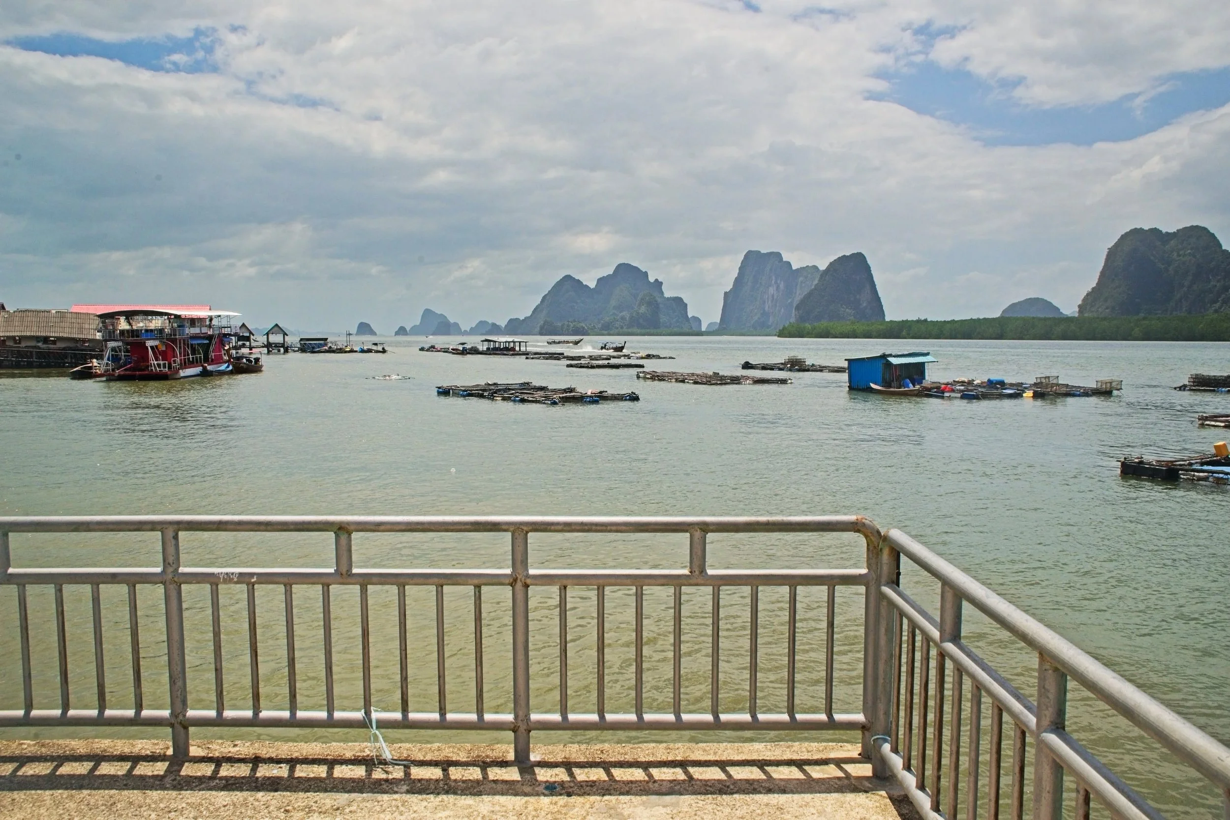 Looking back out over Phang Nga Bay