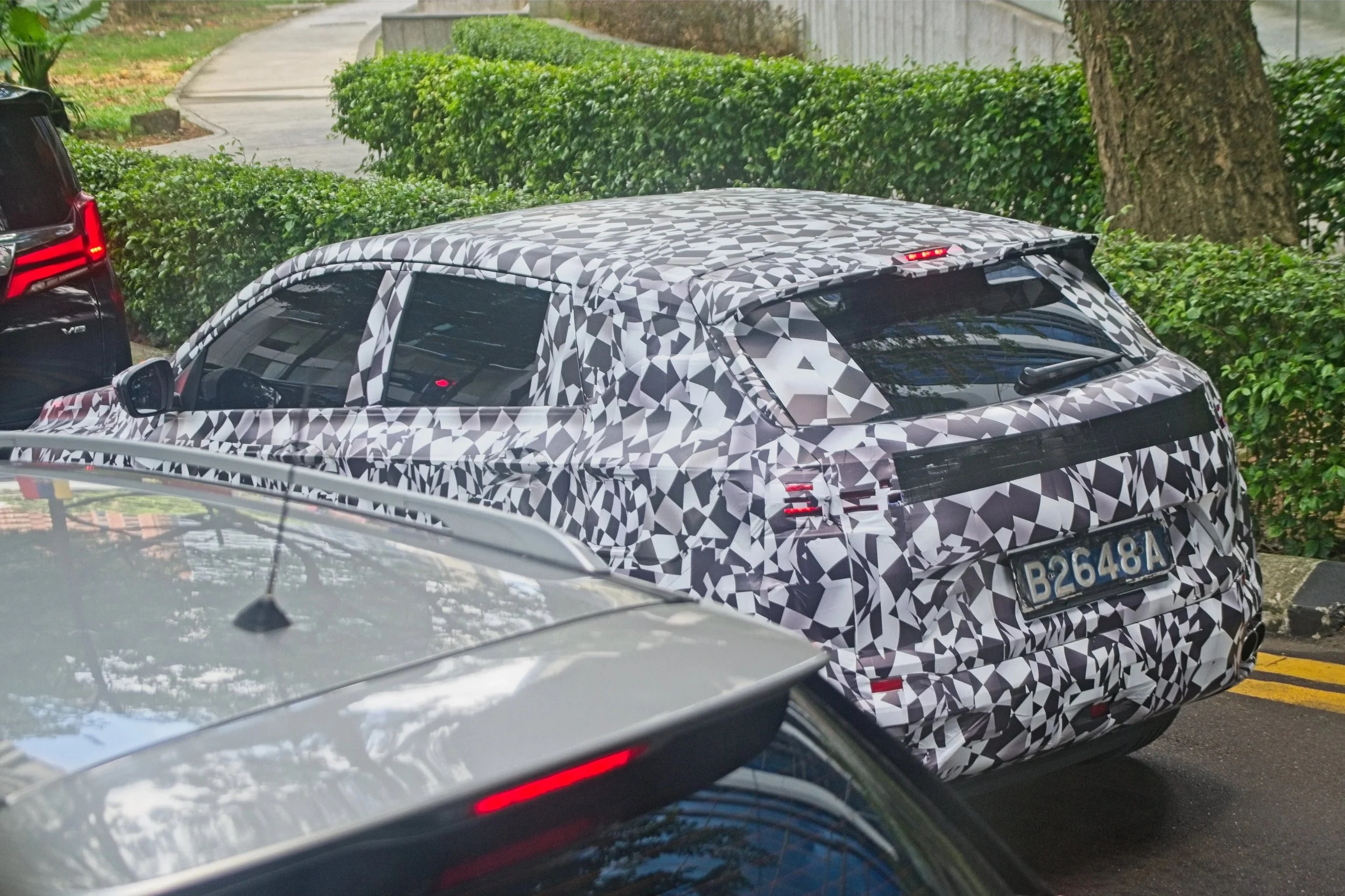 Probably a new model car under real life testing.