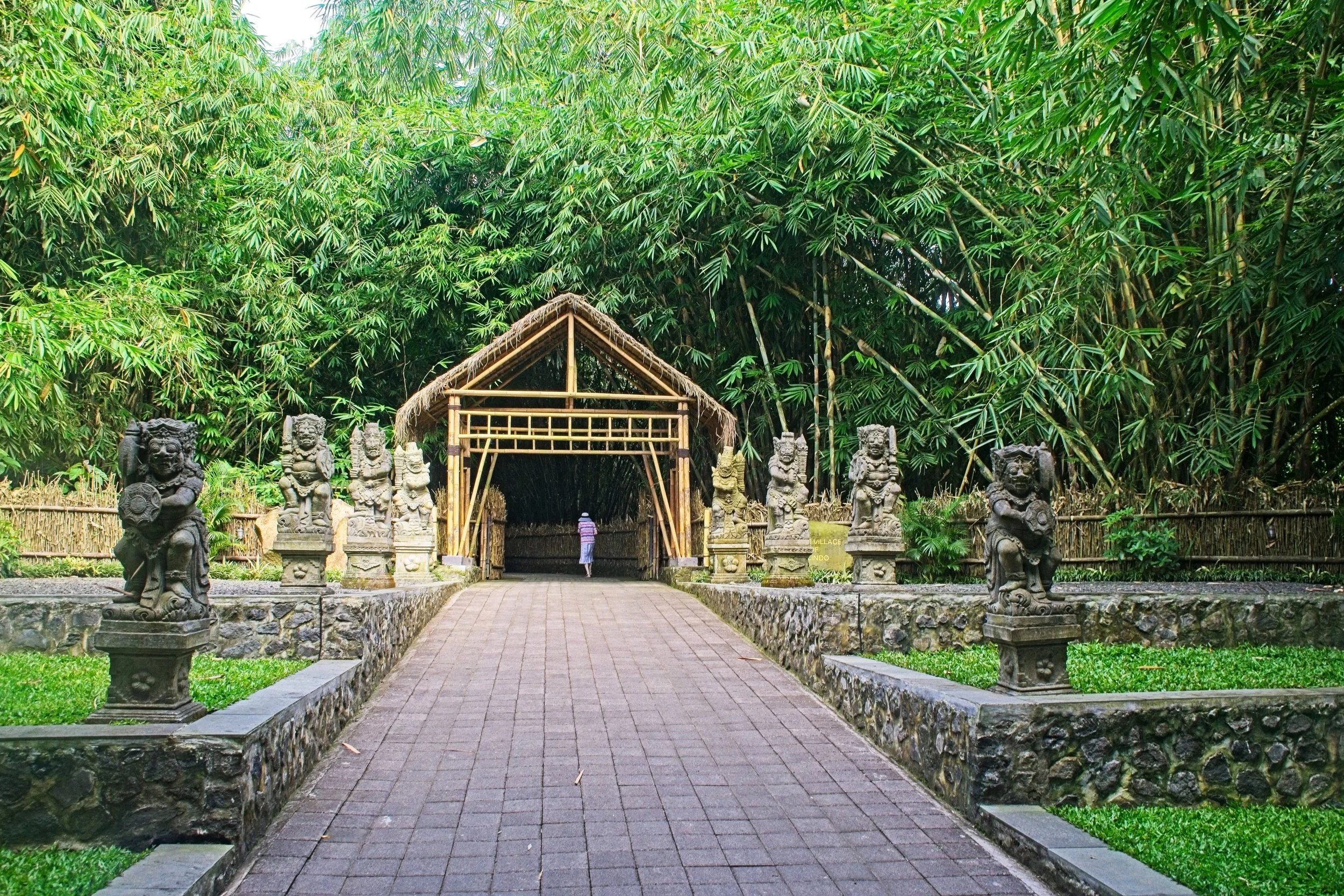 Entrance to Bamboo Forest and bar/cafe.
