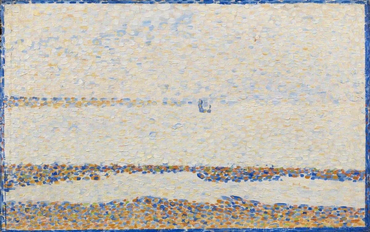 Georges Seurat - BEACH AT GRAVELINES (Internet Photo)