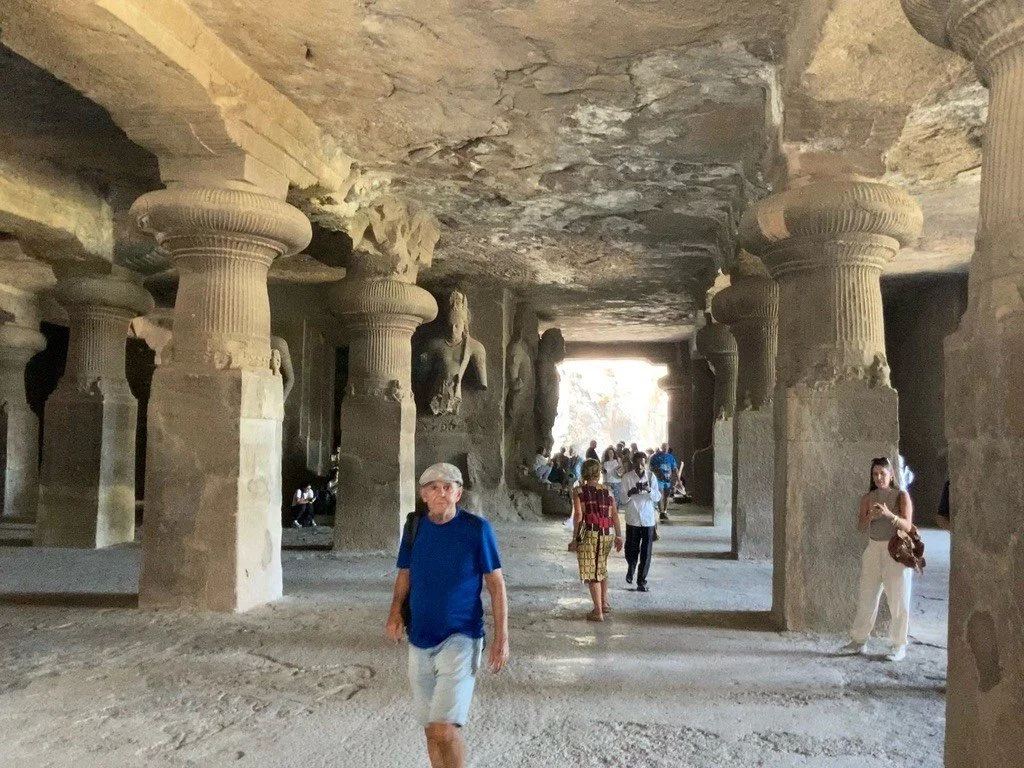 Everything is carved out of the original rock face
