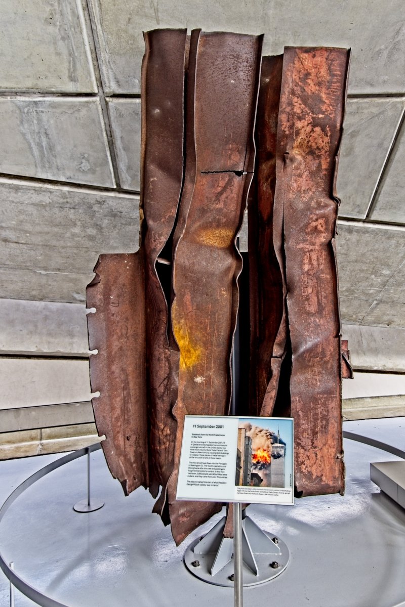 Section of 911 Twin Towers girders