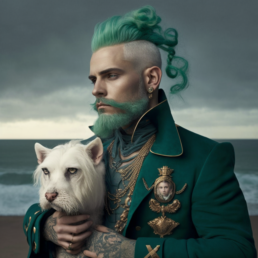 His hair is perfect, his ears and hands and shirt are all a bit of a wtf, but still – great mood.