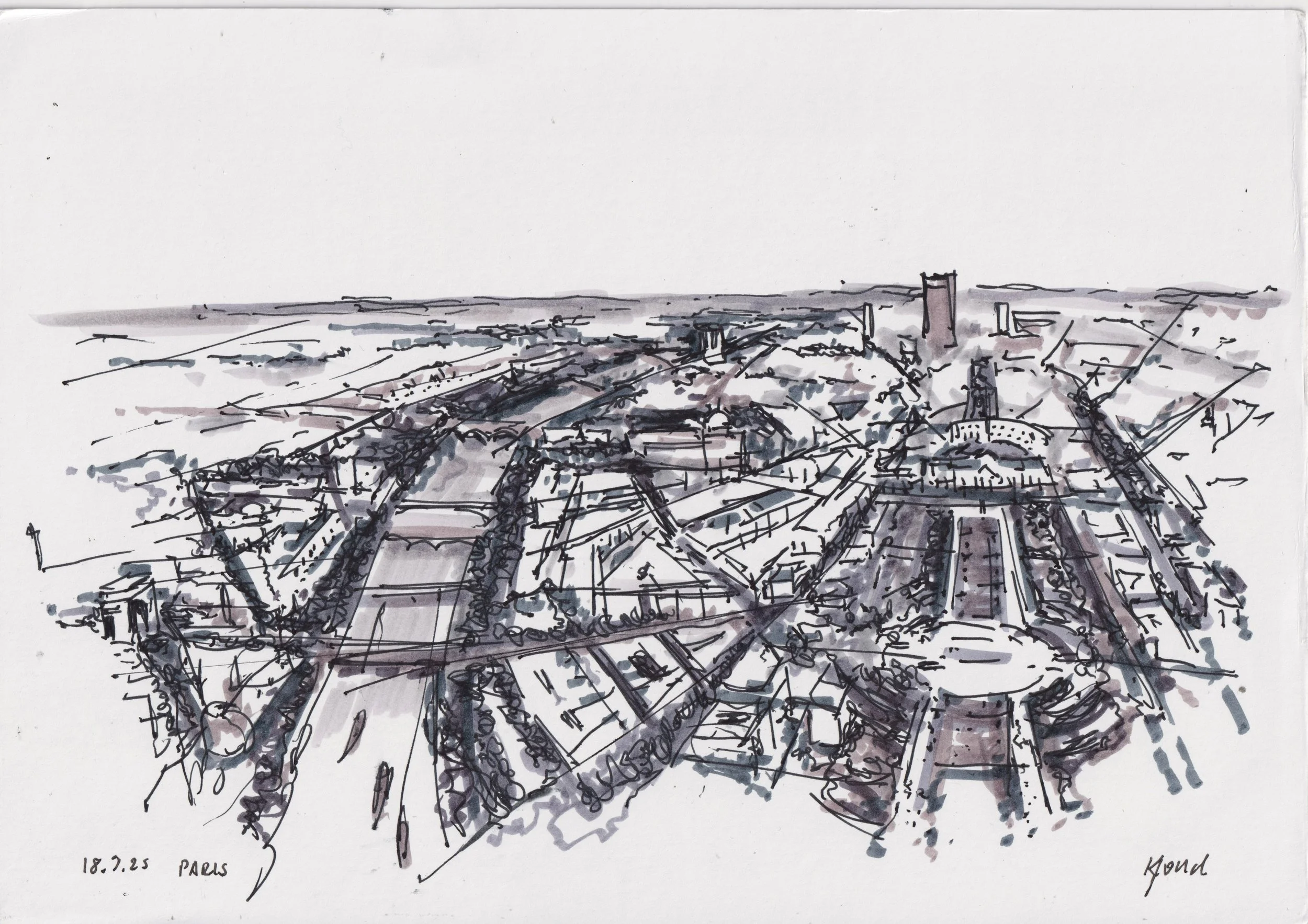 View from Eiffel Tower