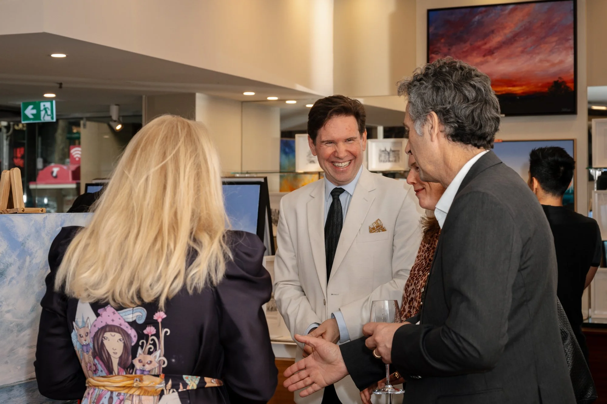 Exhibition of art gallery Oud on Collins Street