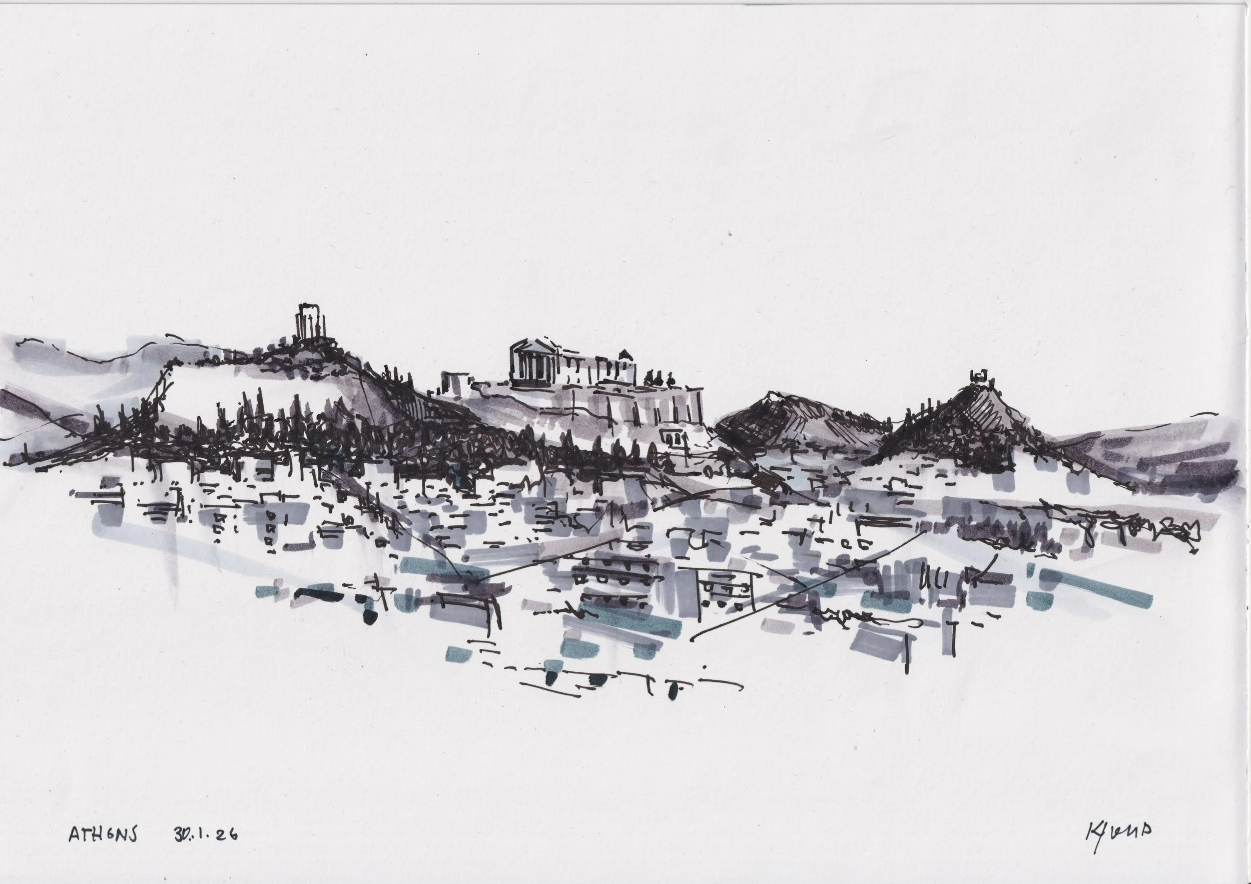 Athens Skyline