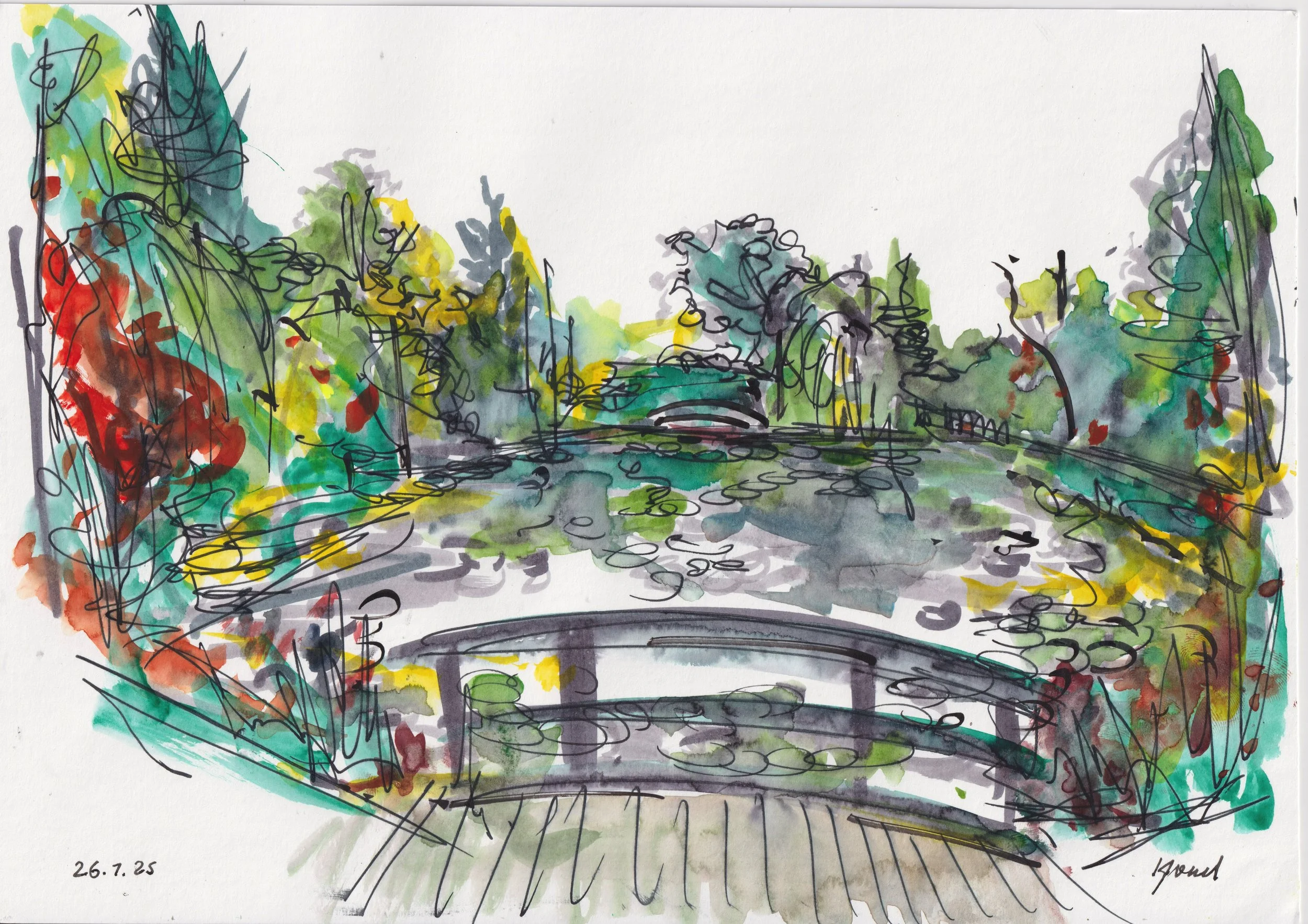 Monet's Garden in Colour