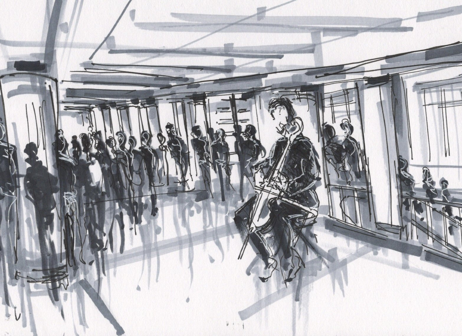 Subway Cello, New York 19.12.23