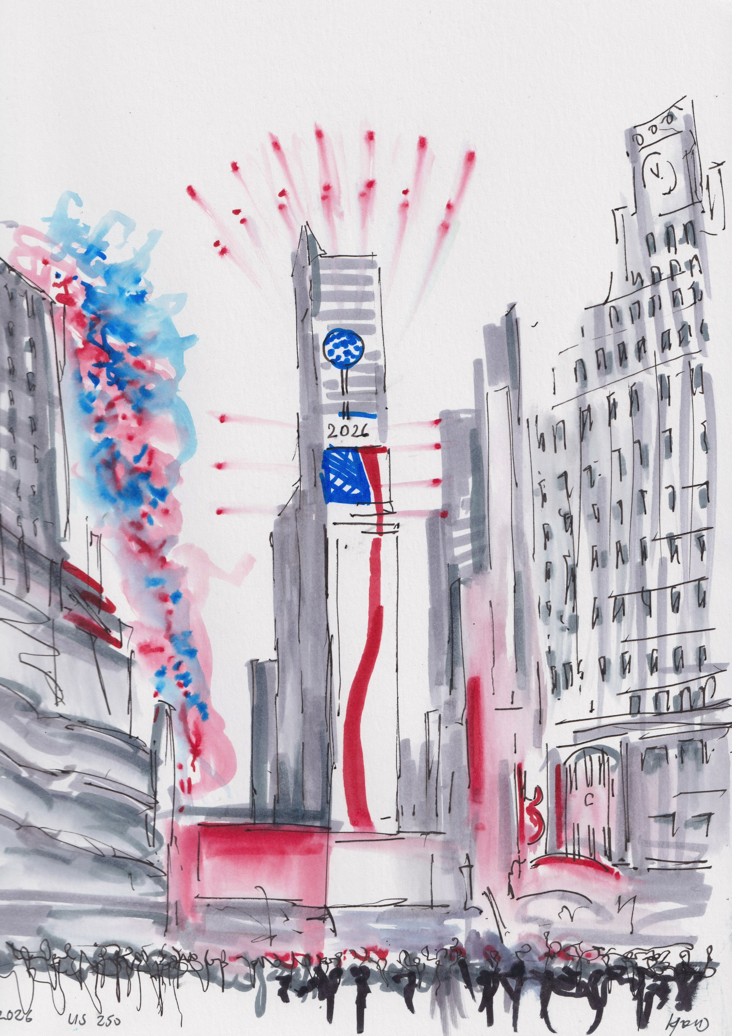 Times Square on NYE - USA
