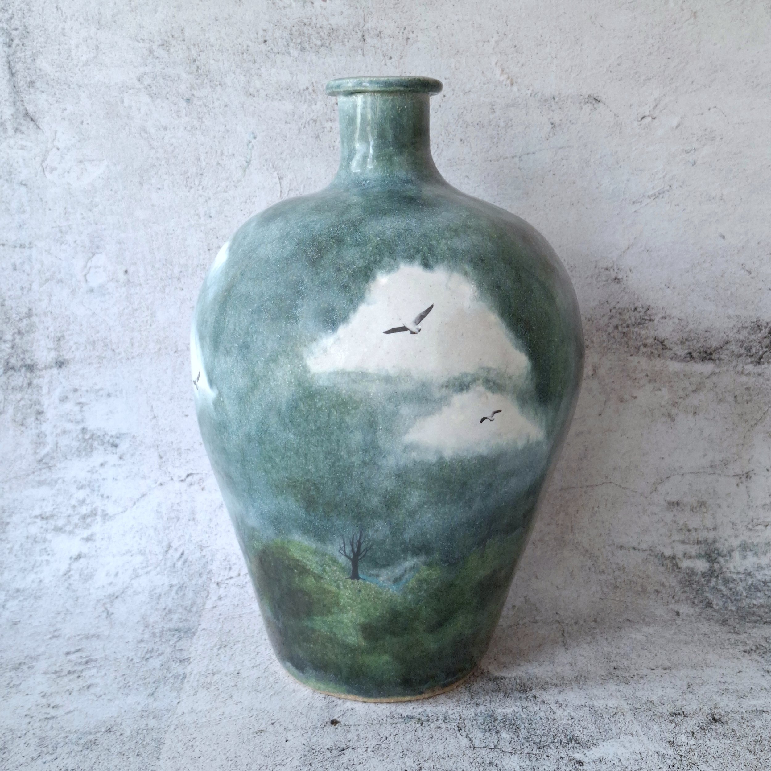 Large Lay Of The Land Large Urn