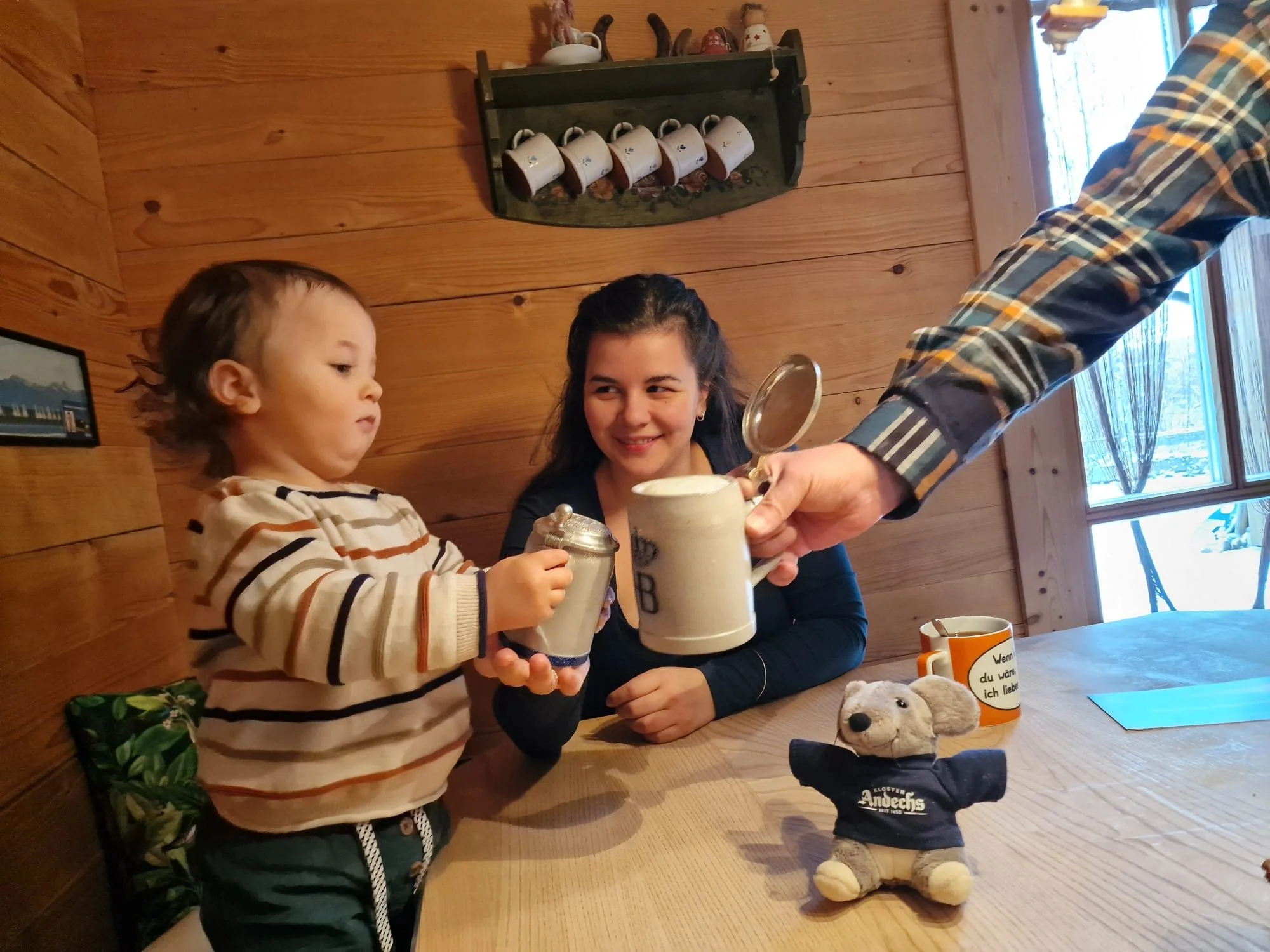 Besuch an Weihnachten