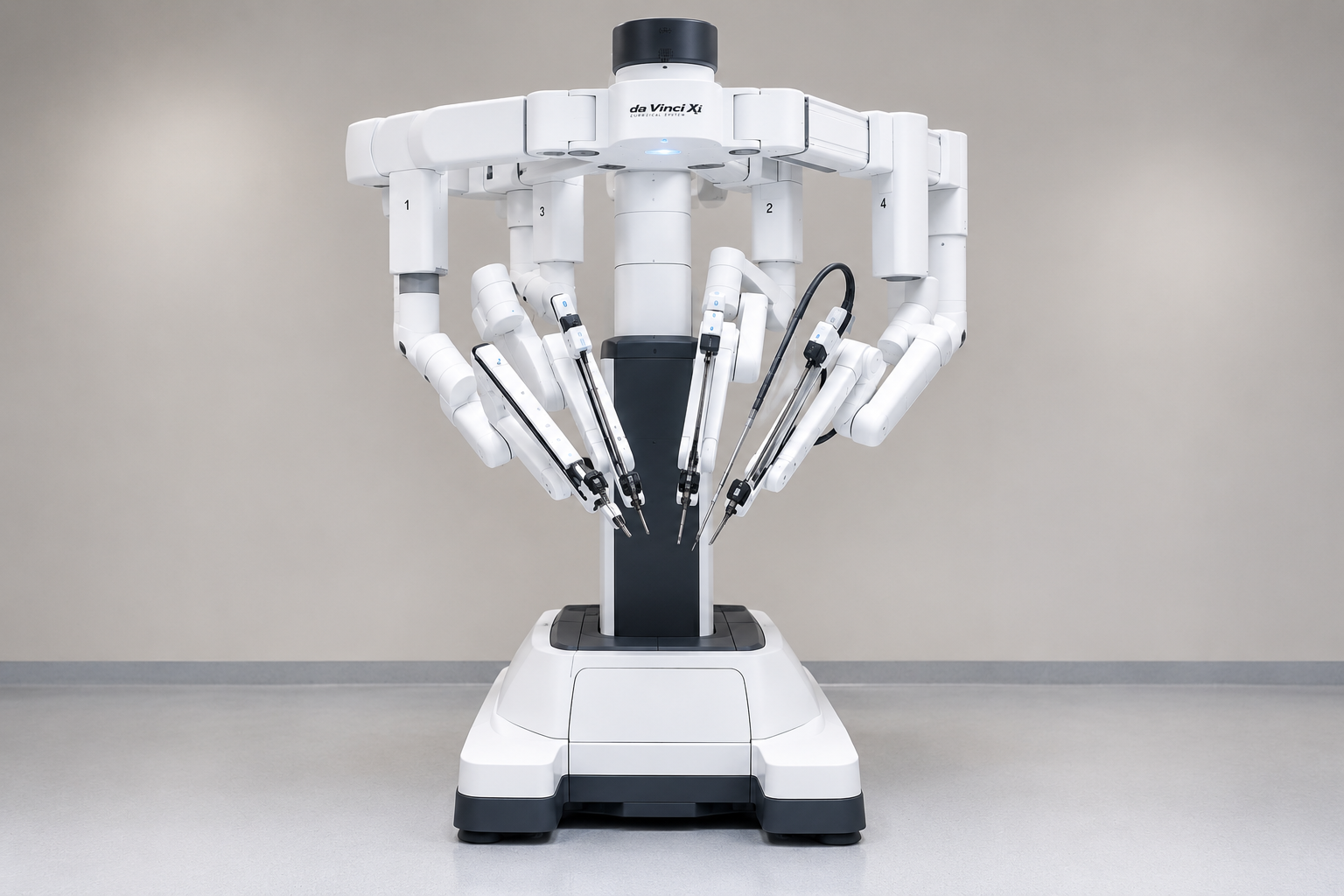 da Vinci Xi robotic surgical system used for robotic surgery