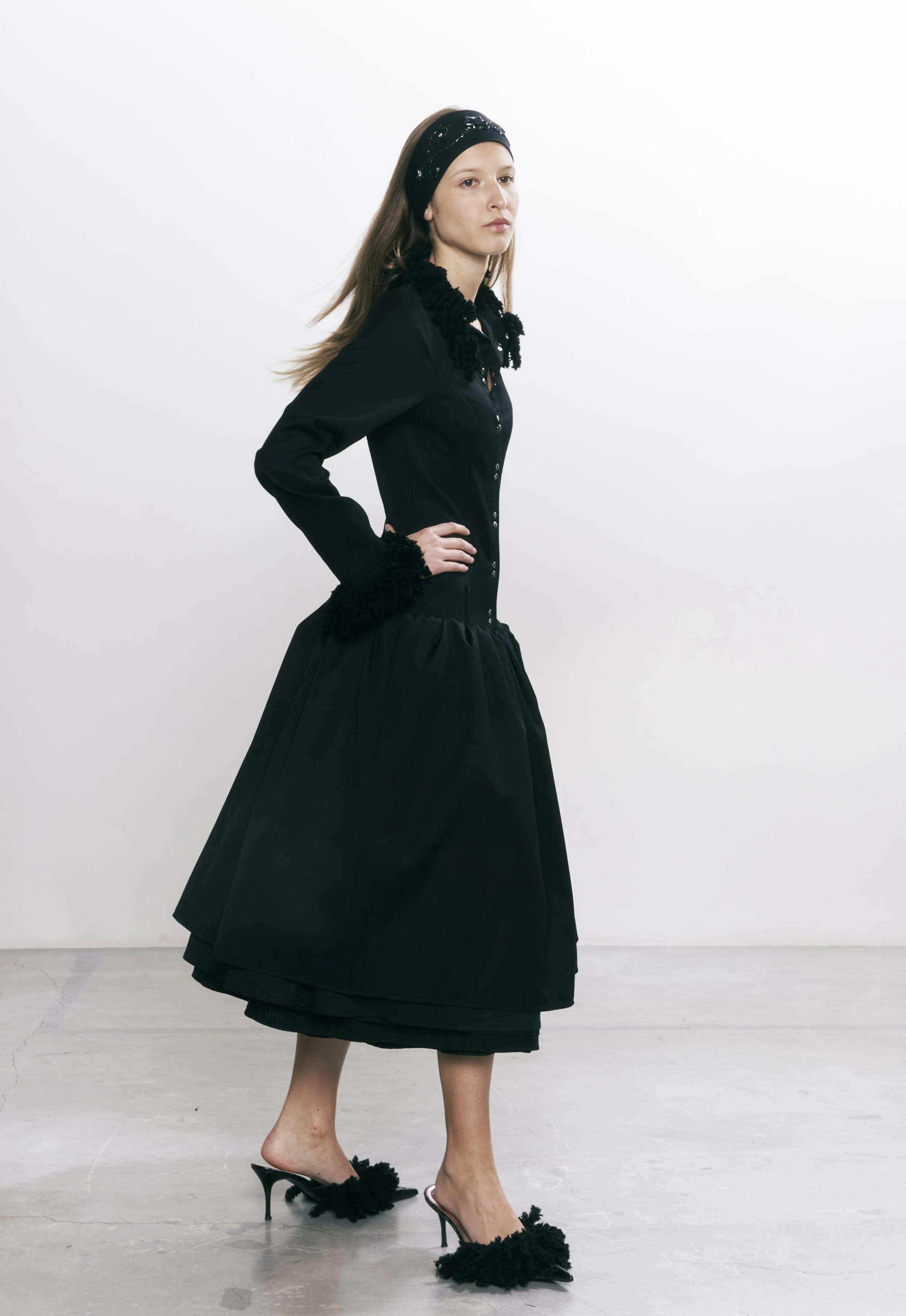 CAT TAILS 7 LAYERS DRESS