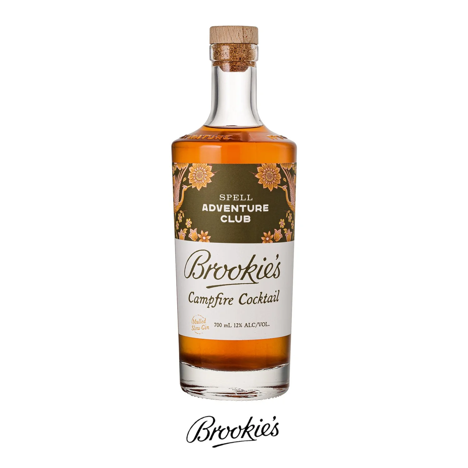Campfire Cocktail Bottle Photography for Brookies