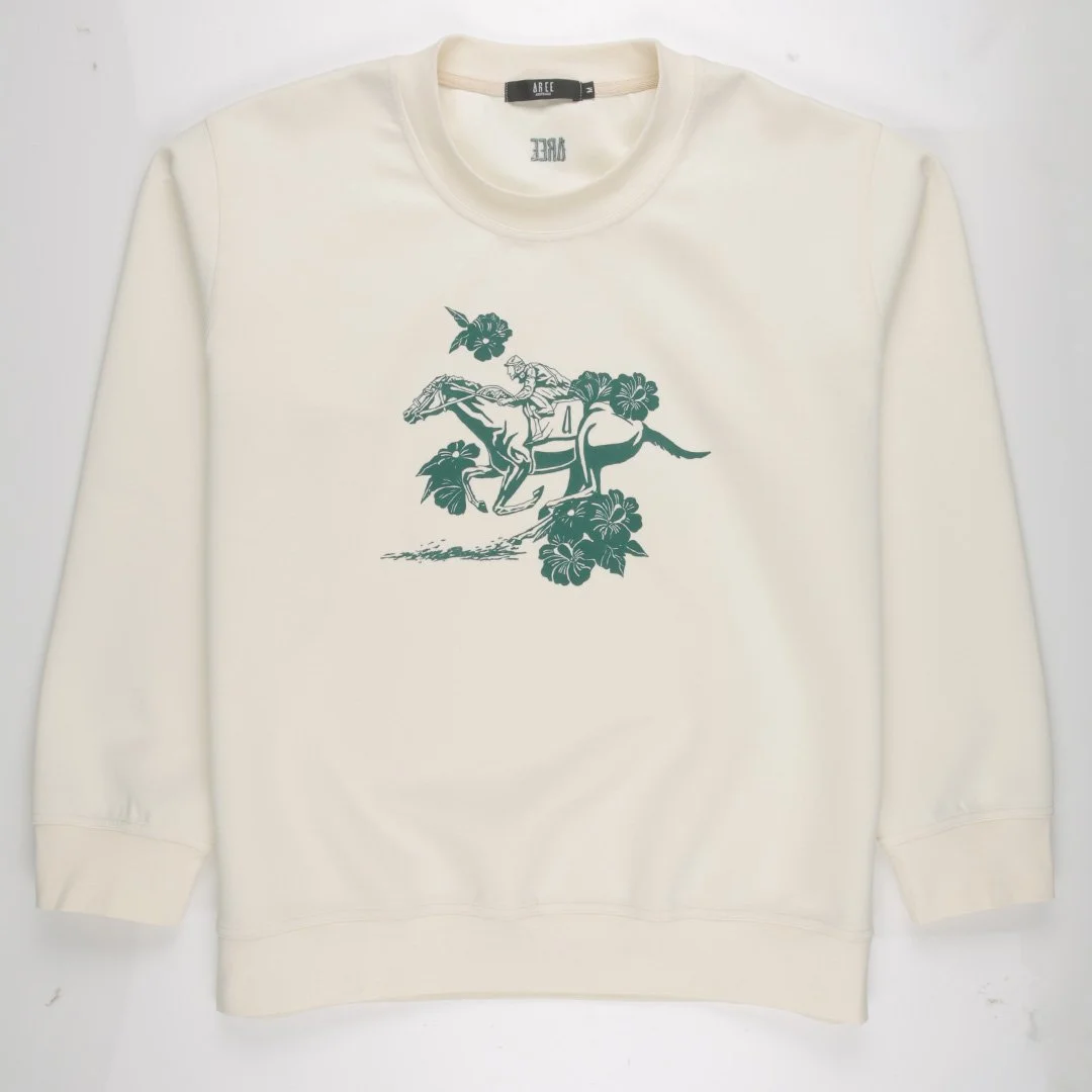 Photographing the Sweatshirts in flat lay style