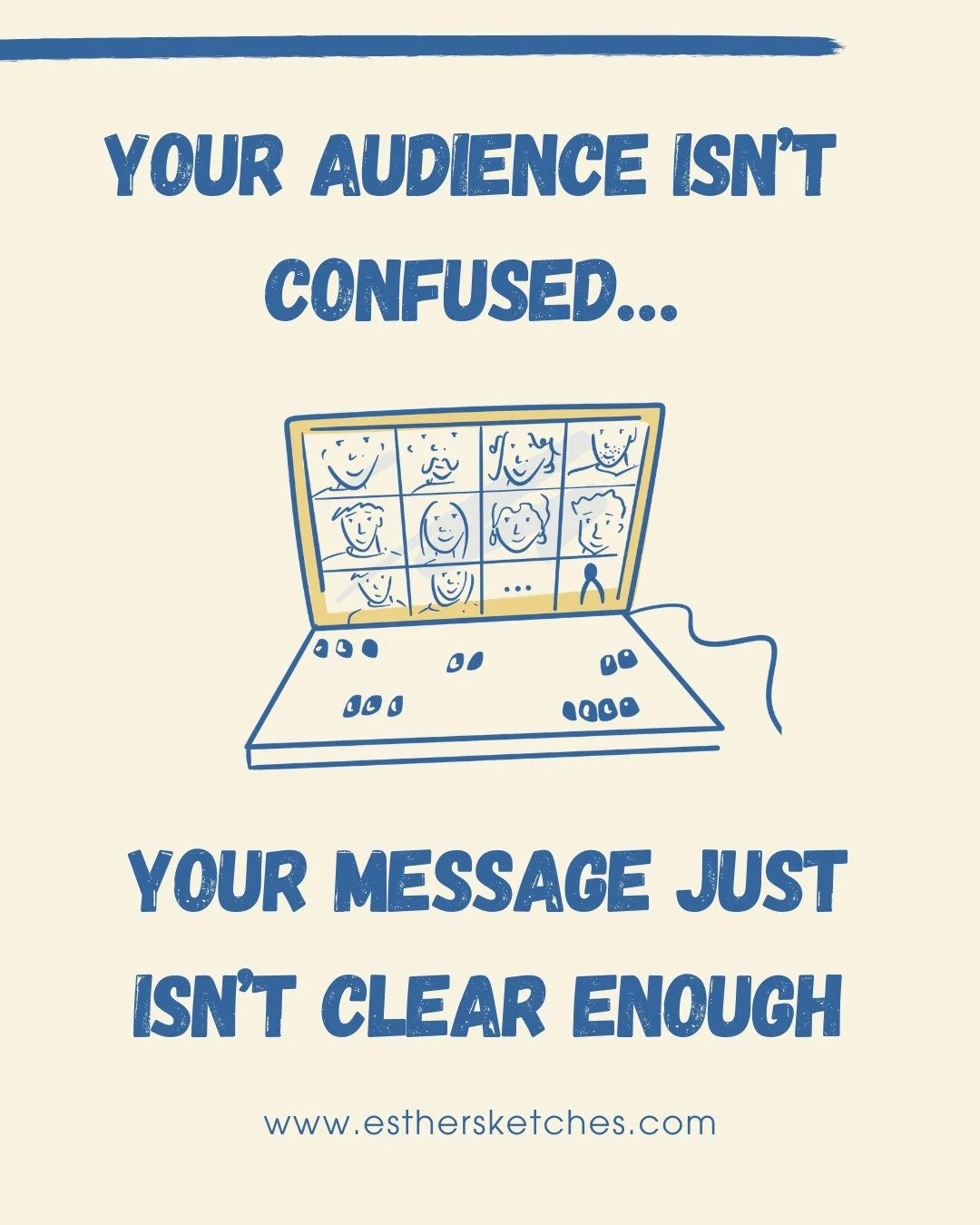 You might think the problem is visibility when people aren&rsquo;t engaging, but it could actually be a lack of clarity.

You can have strong insights and a solid strategy - but if your audience has to work to understand it, they won&rsquo;t.

✍🏻&nb