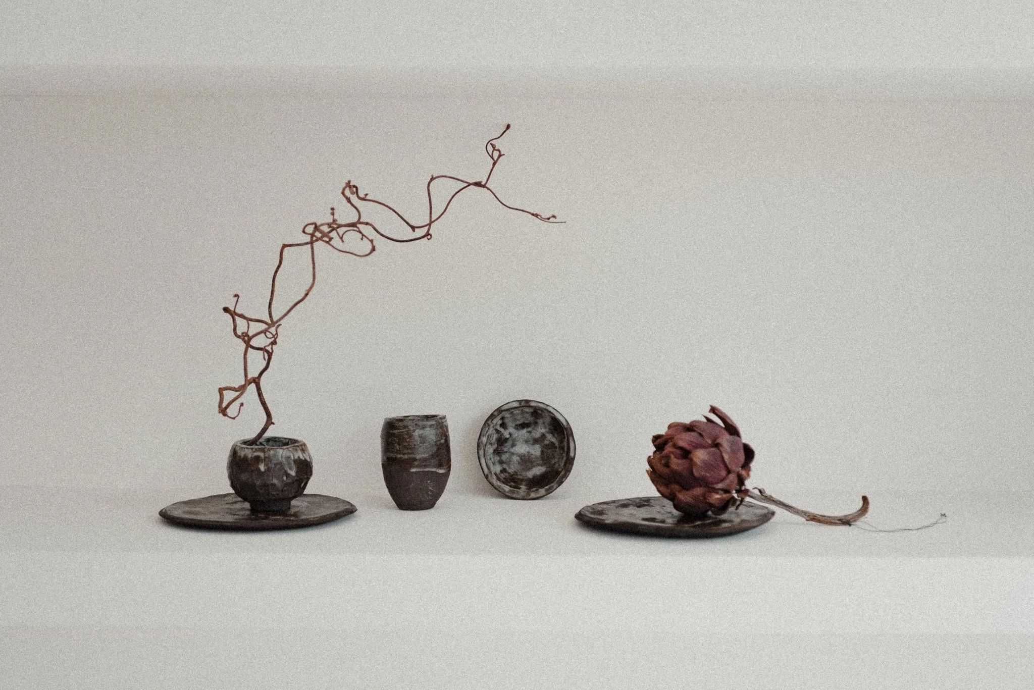 Sunday Morning • Kurinuki Lidded Pot