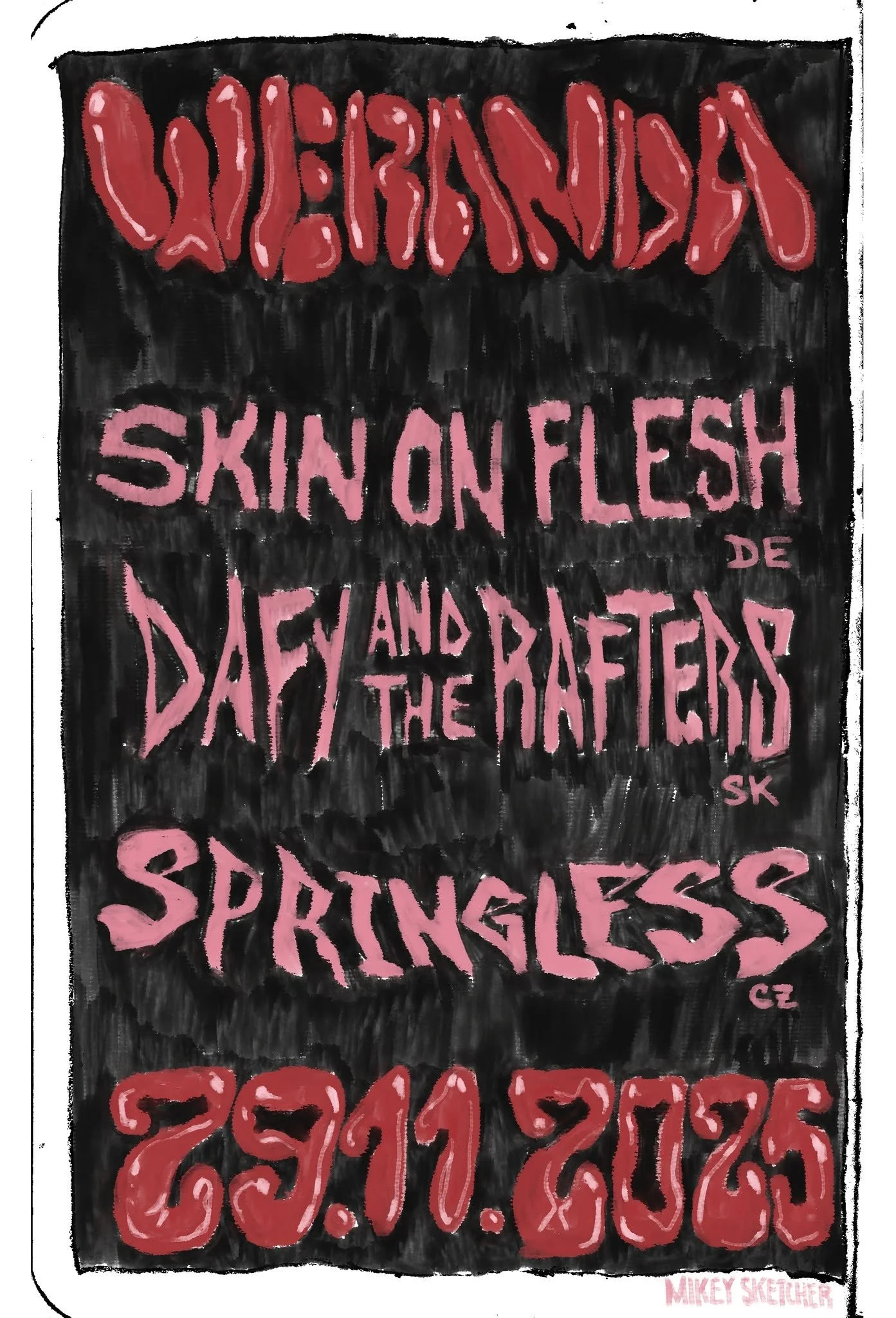 Skin On Flesh through Eastern Europe (SK, Bratislava - Weranda)