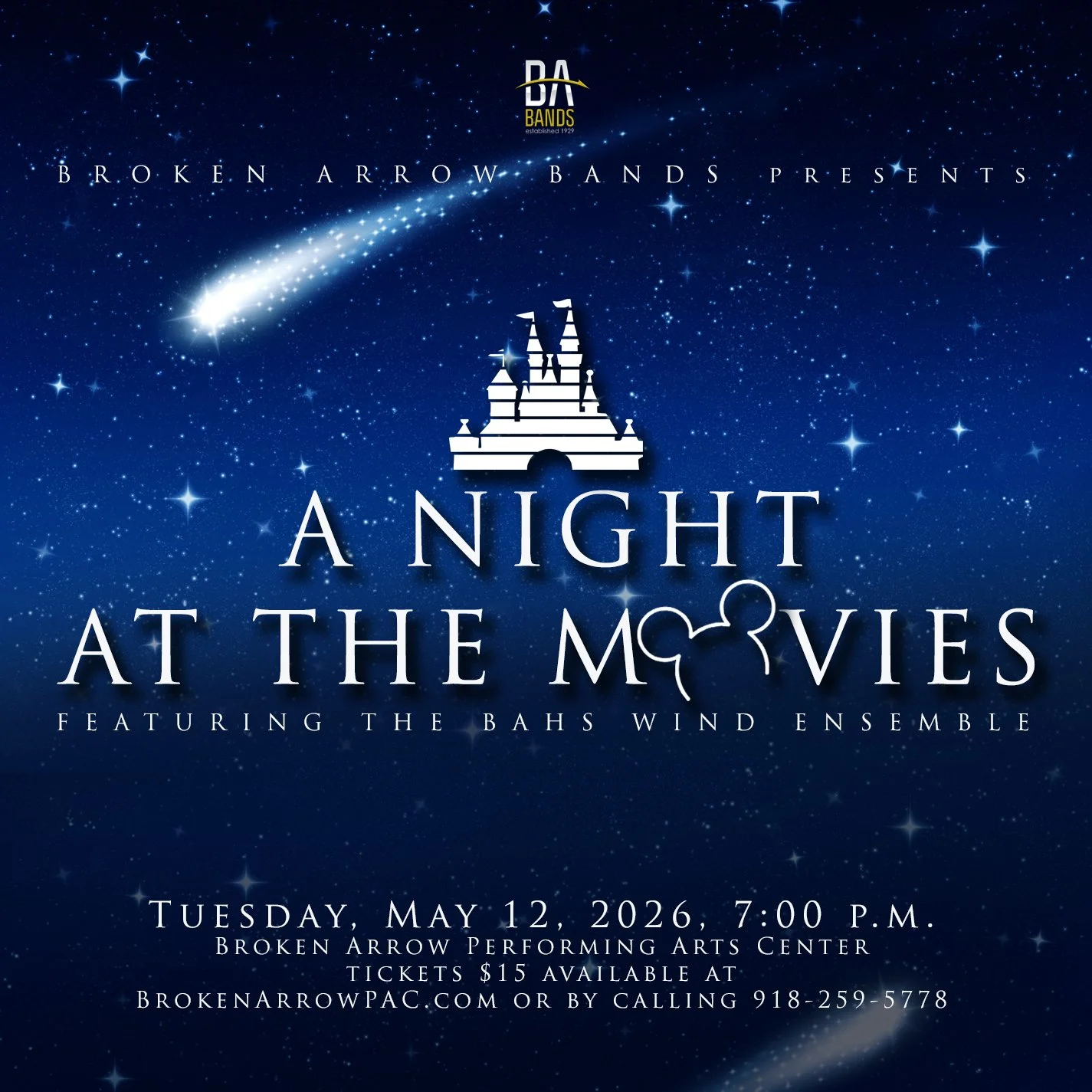 A Night At The Movies with BAHS Wind Ensemble