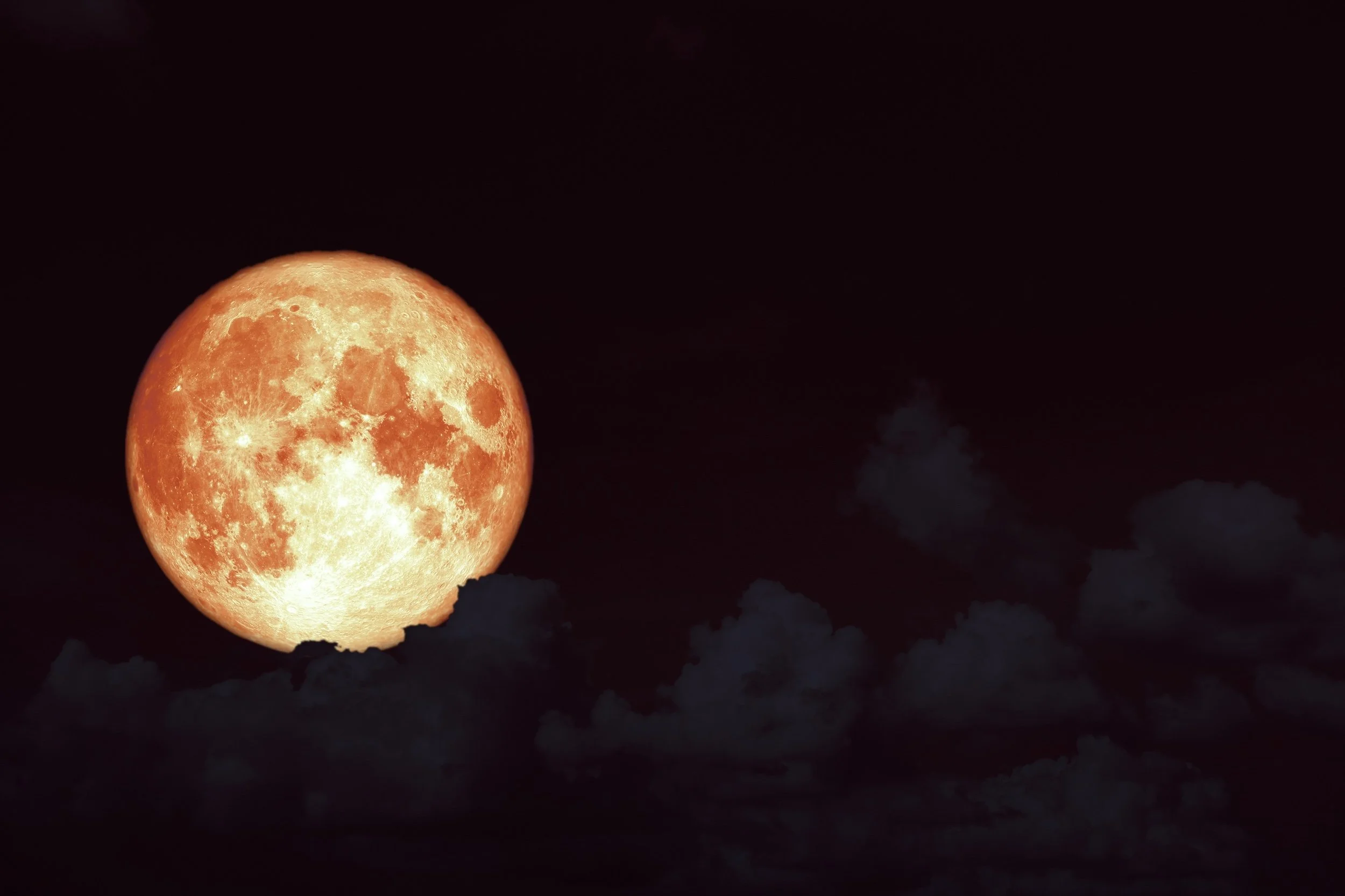 March Blood Worm Moon Illuminates the Sky on March 19, 2026 | The ...