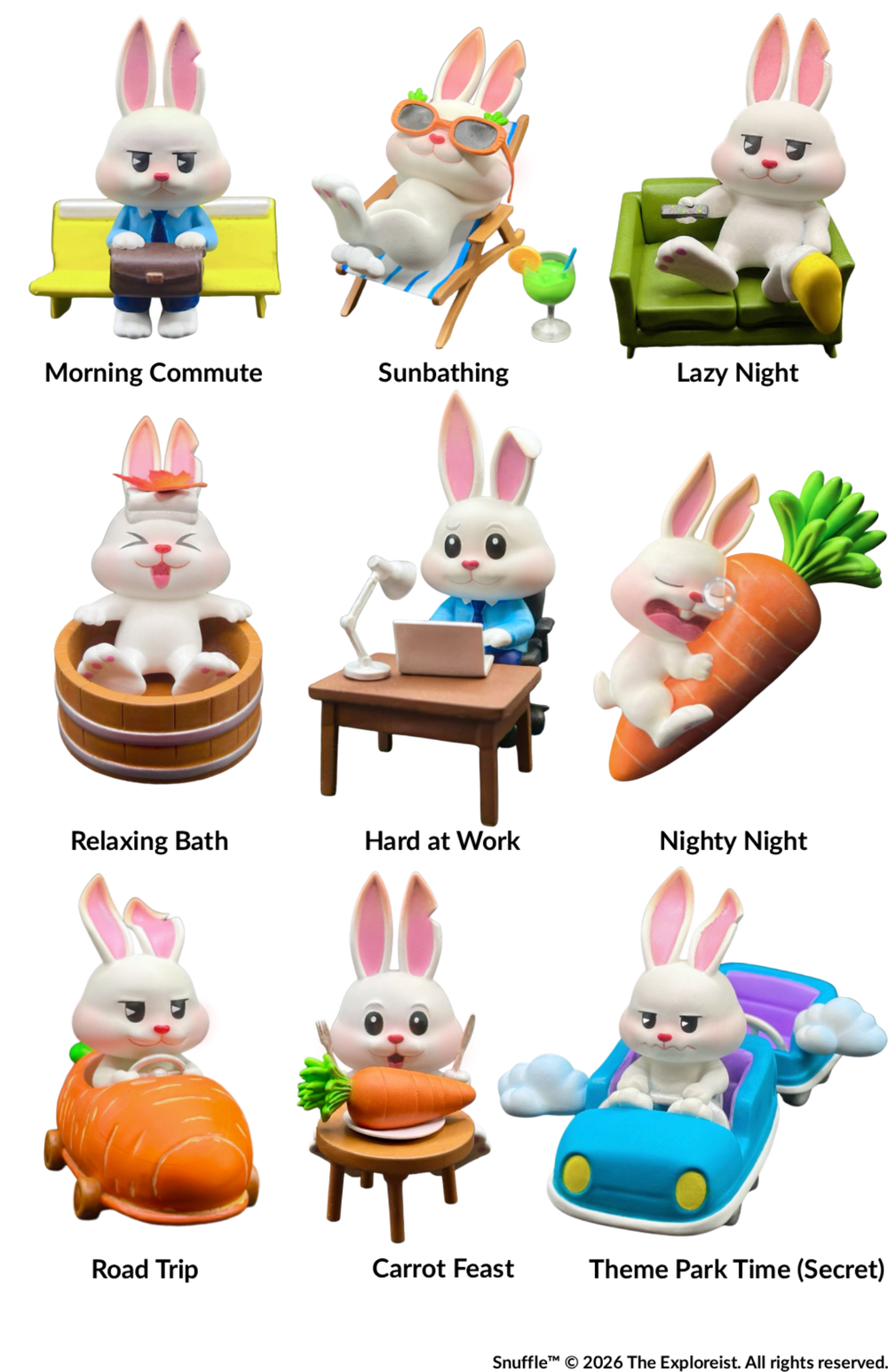 SNUFFLE Tries His Best Series Figures | The Exploreist