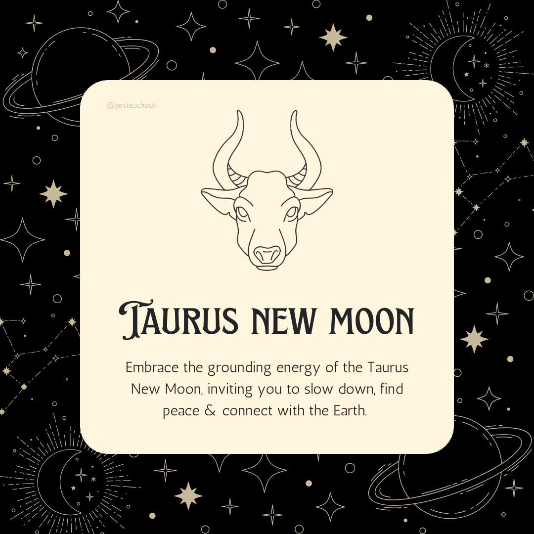 Embrace the tranquil energy of the Taurus new moon by finding peace within 🧘🏼&zwj;♀️ 

Be fully present in each moment &amp; choose the path of least resistance. 

When thoughts or emotions complicate things, reconnect with your body &amp; the Eart