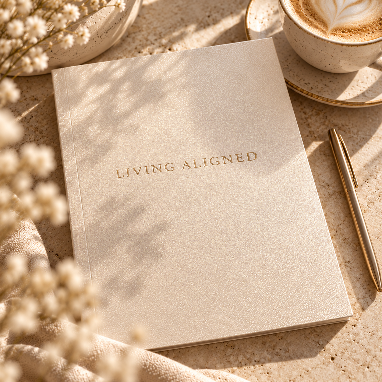 Luxuriöses Morgenlicht mit „Living Aligned“-Journal.png